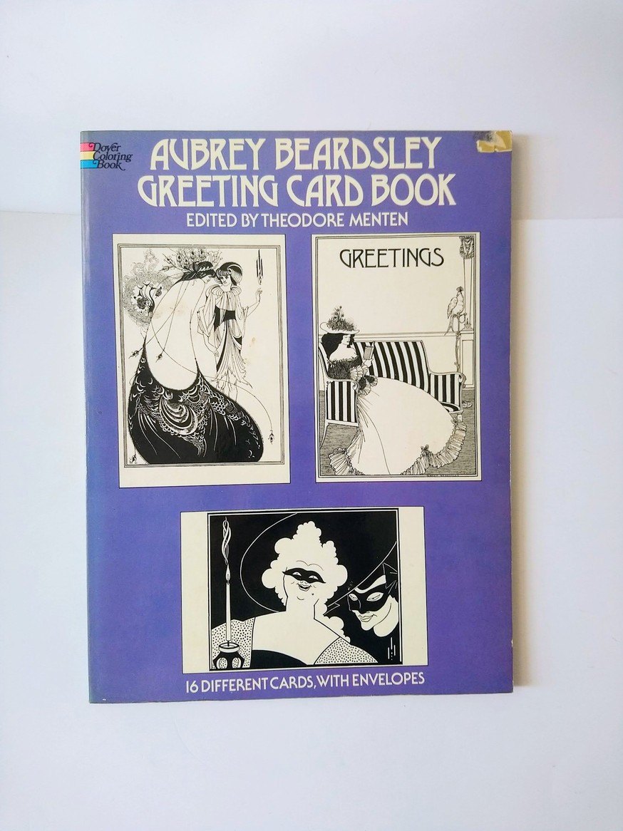 Aubrey Beardsley Greeting Card Book!