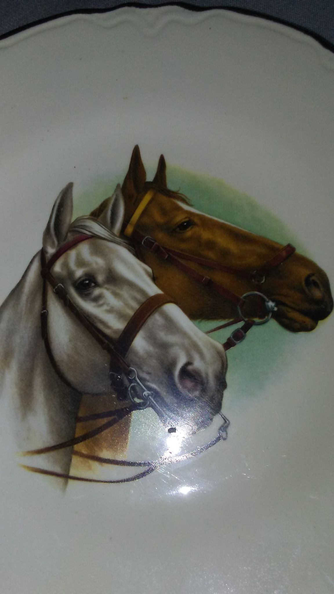 Creemore China Horse Plate - 7 Inches - photo 2