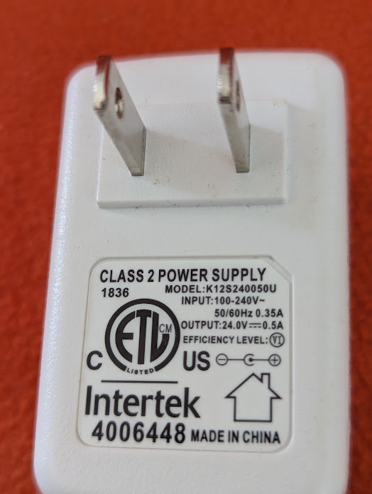 Power adapter, charger cable K12S240050U - photo 2