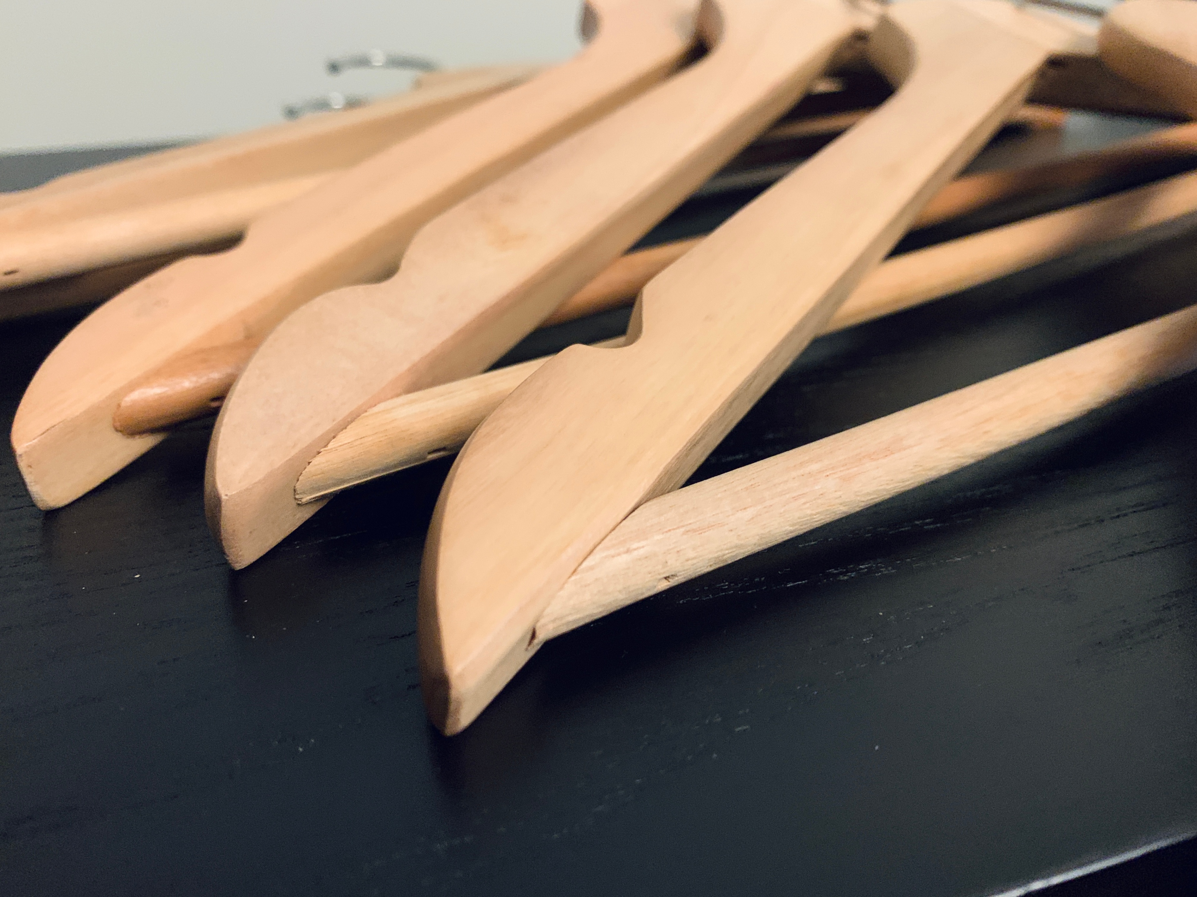 Wooden Clothes Hangers - Set of 6 - photo 3