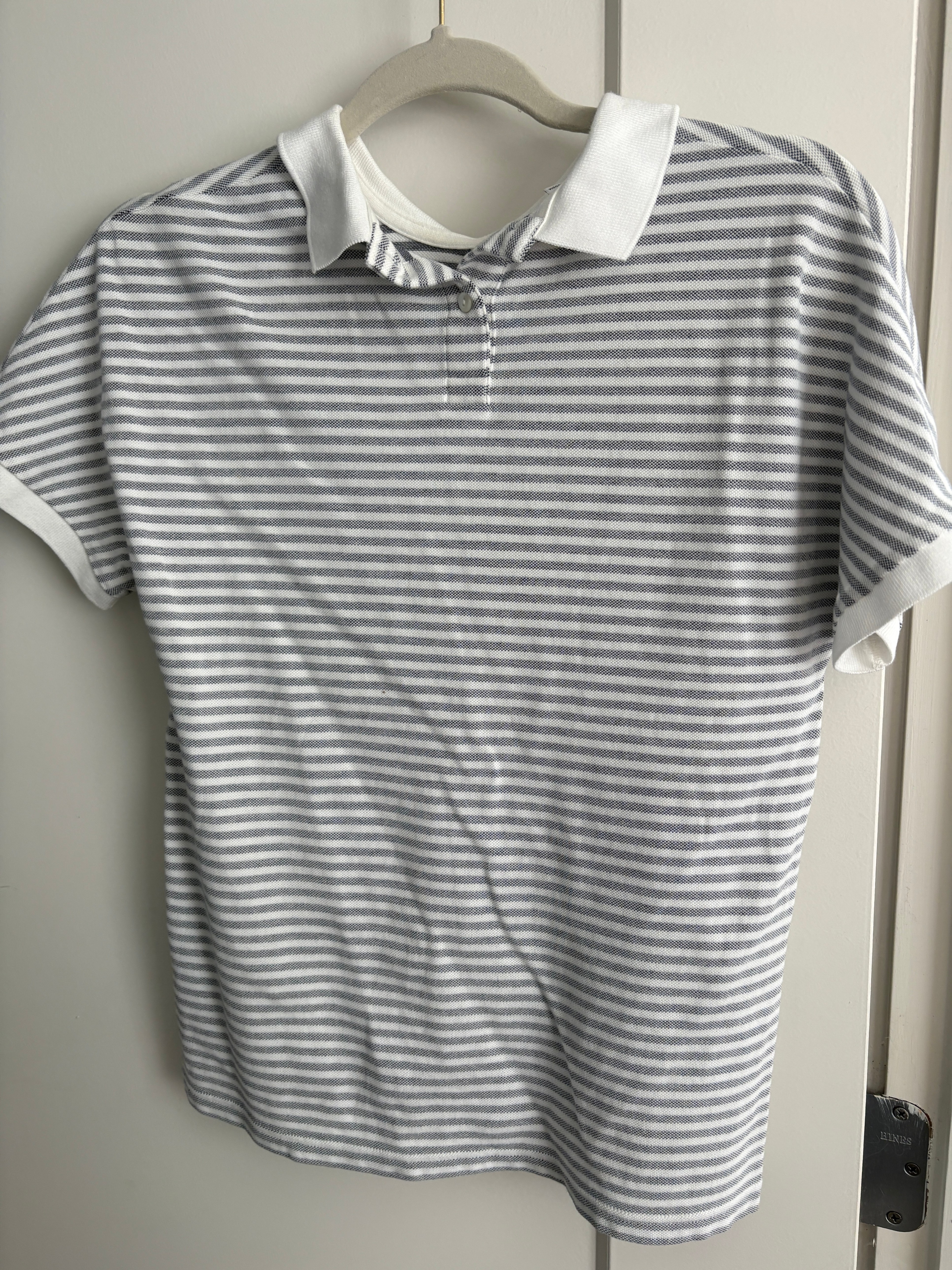 Lacoste Striped Polo Shirt Size 34 - photo 3
