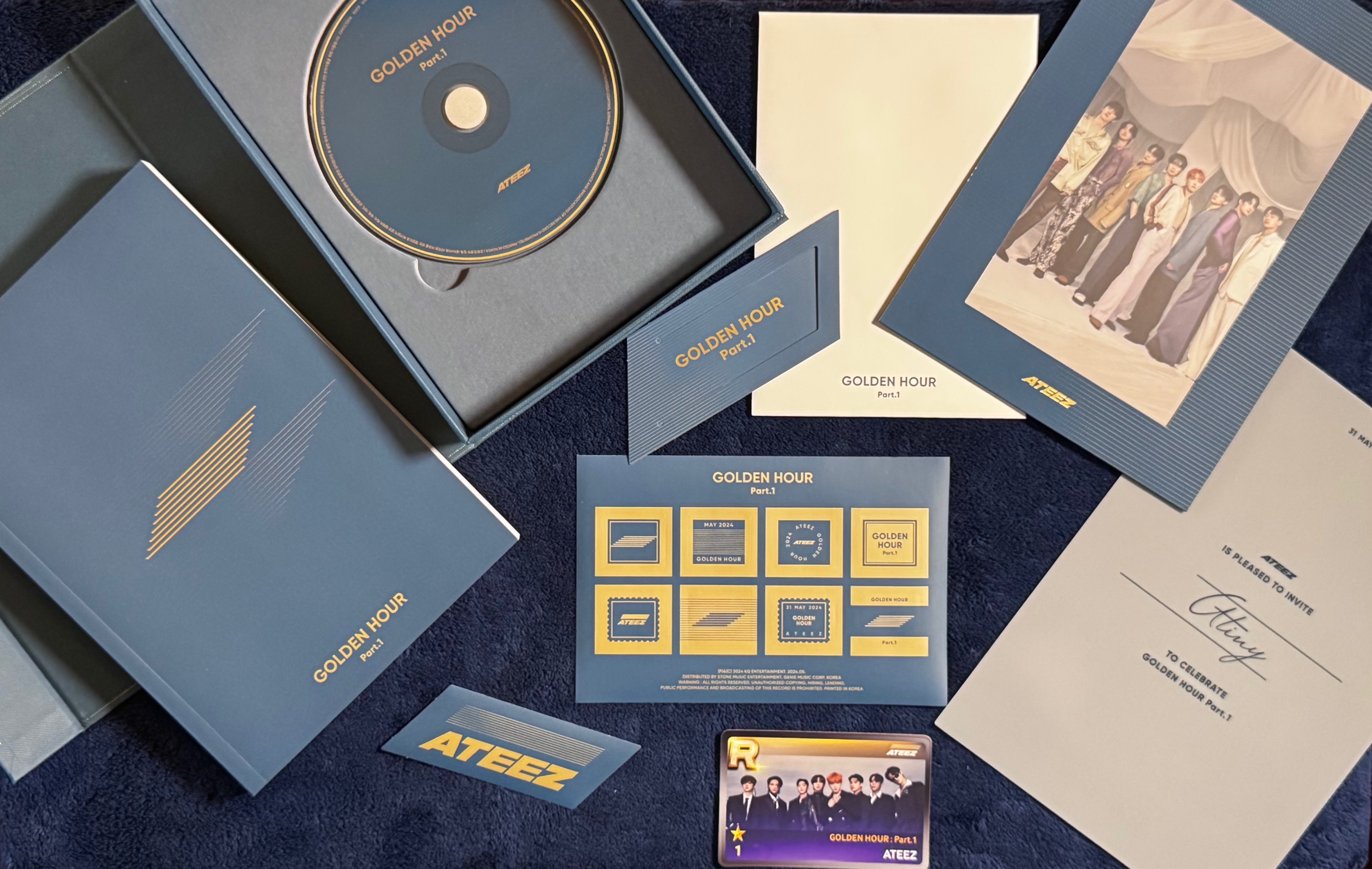 ATEEZ "Golden Hour : Part.1" photobook albums, various versions - photo 3