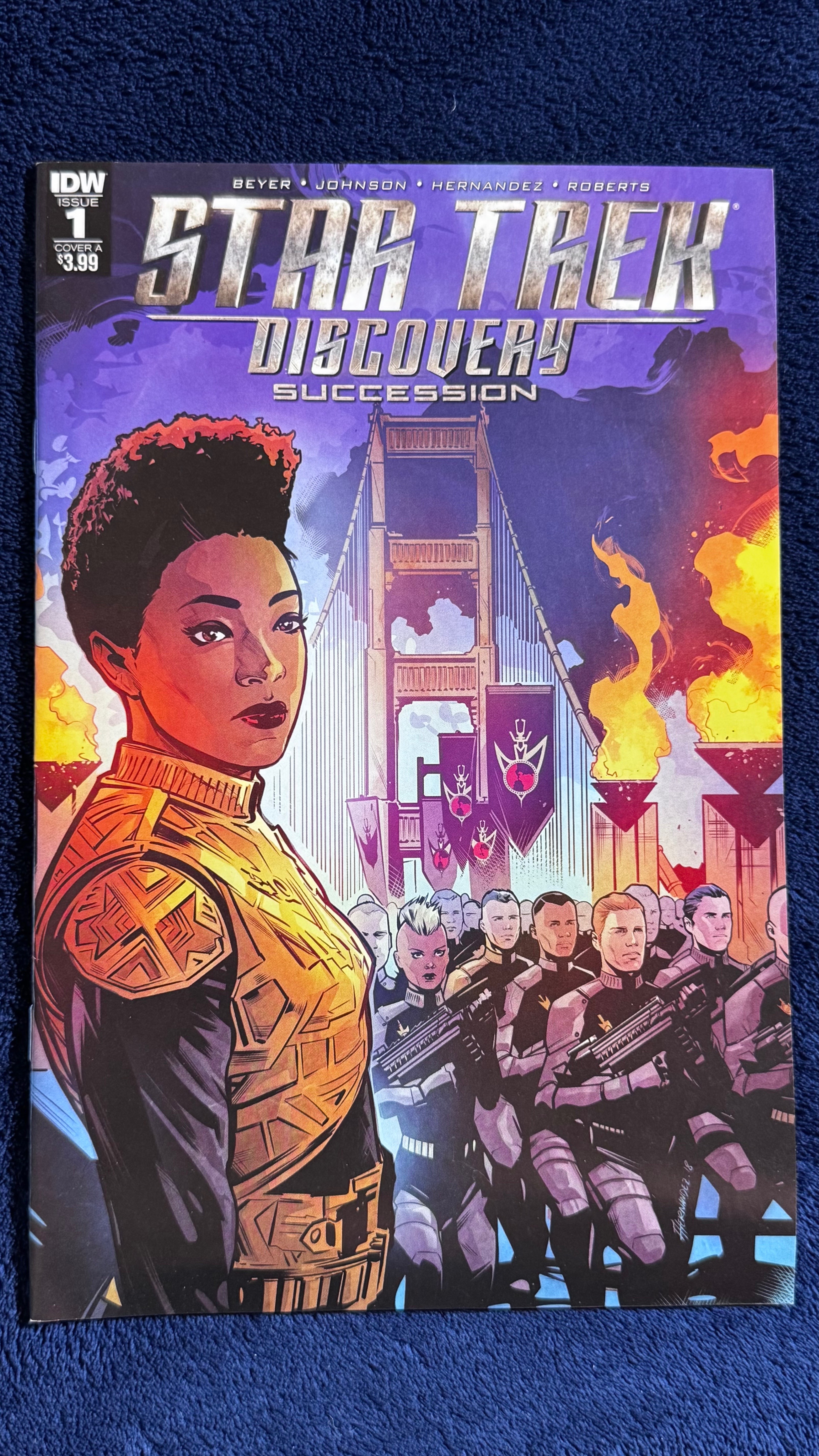 "Star Trek: Discovery - Succession" IDW Cover A Issue 1