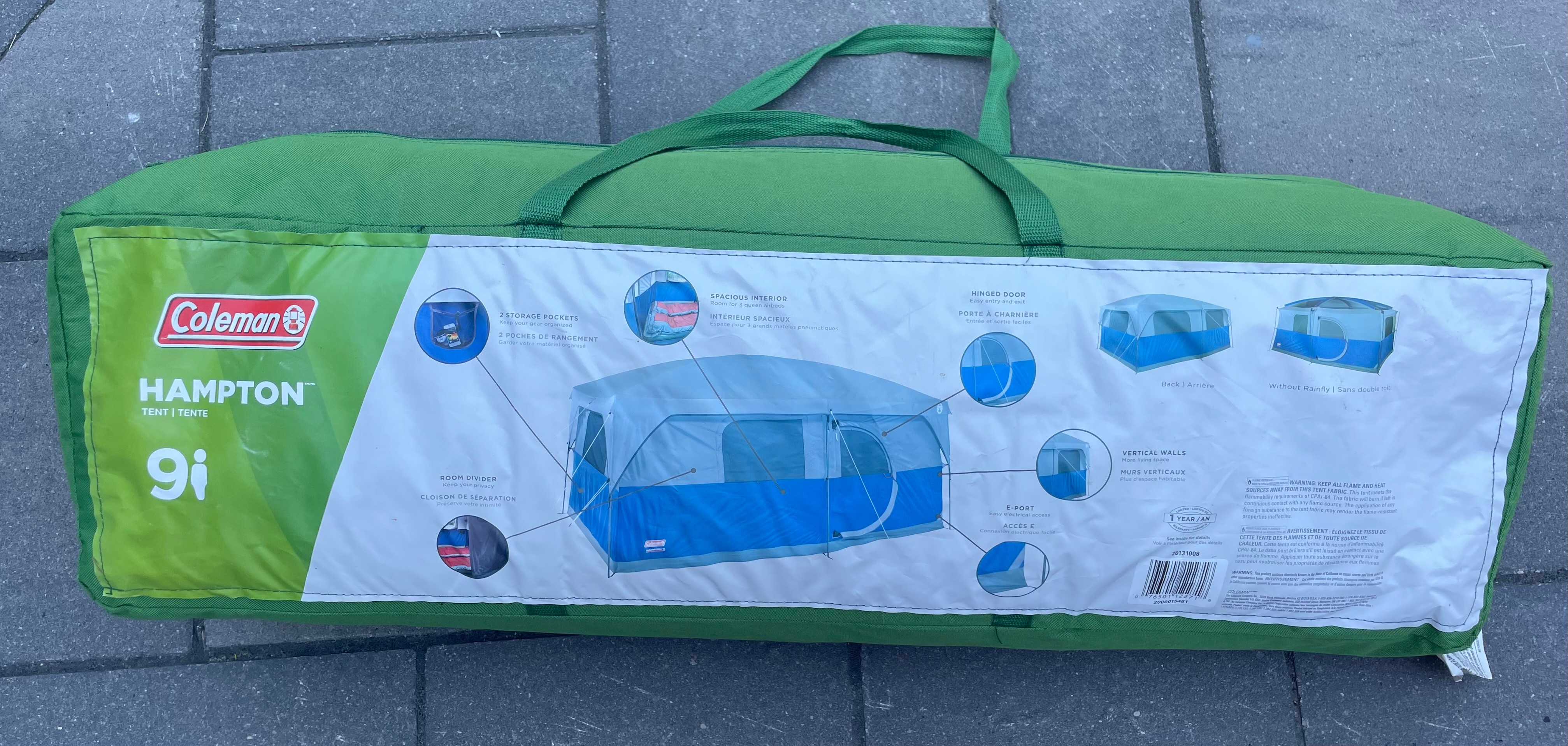Coleman Hampton 9-Person Family Tent - Good condition