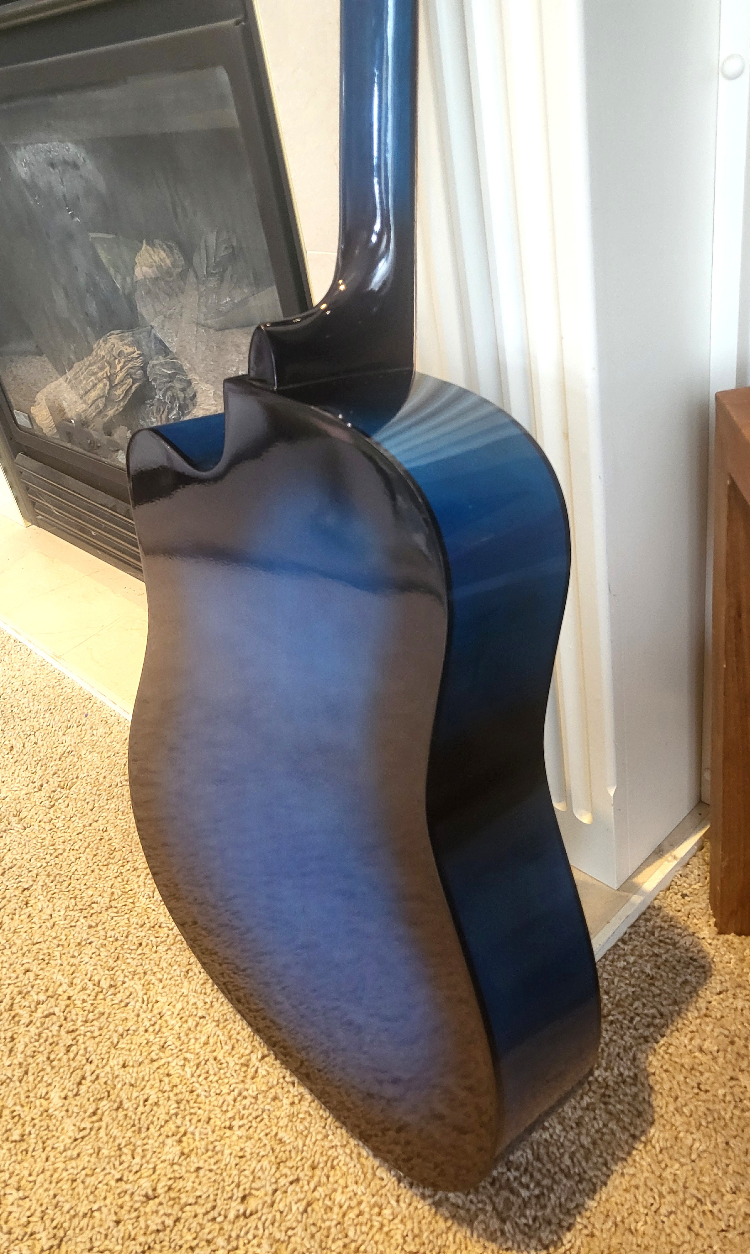 Brand New Acoustic guitar for beginners full size adults Blue - photo 5