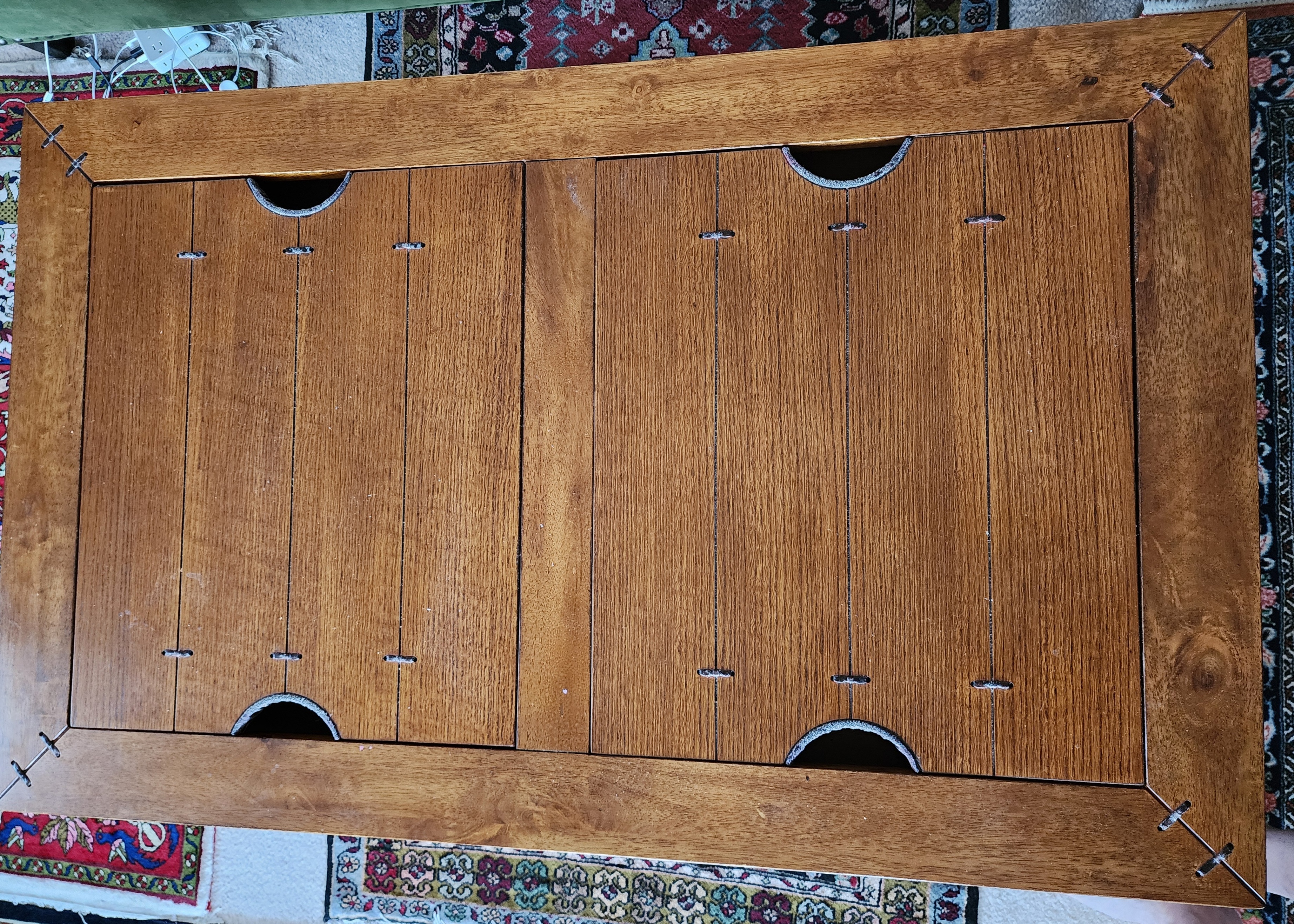 Solid Wood Handcrafted Coffee Table – Rustic Design - photo 2