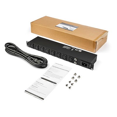 New 120V 20A StarTech PDU08C13H 8-Port Rack-Mount PDU