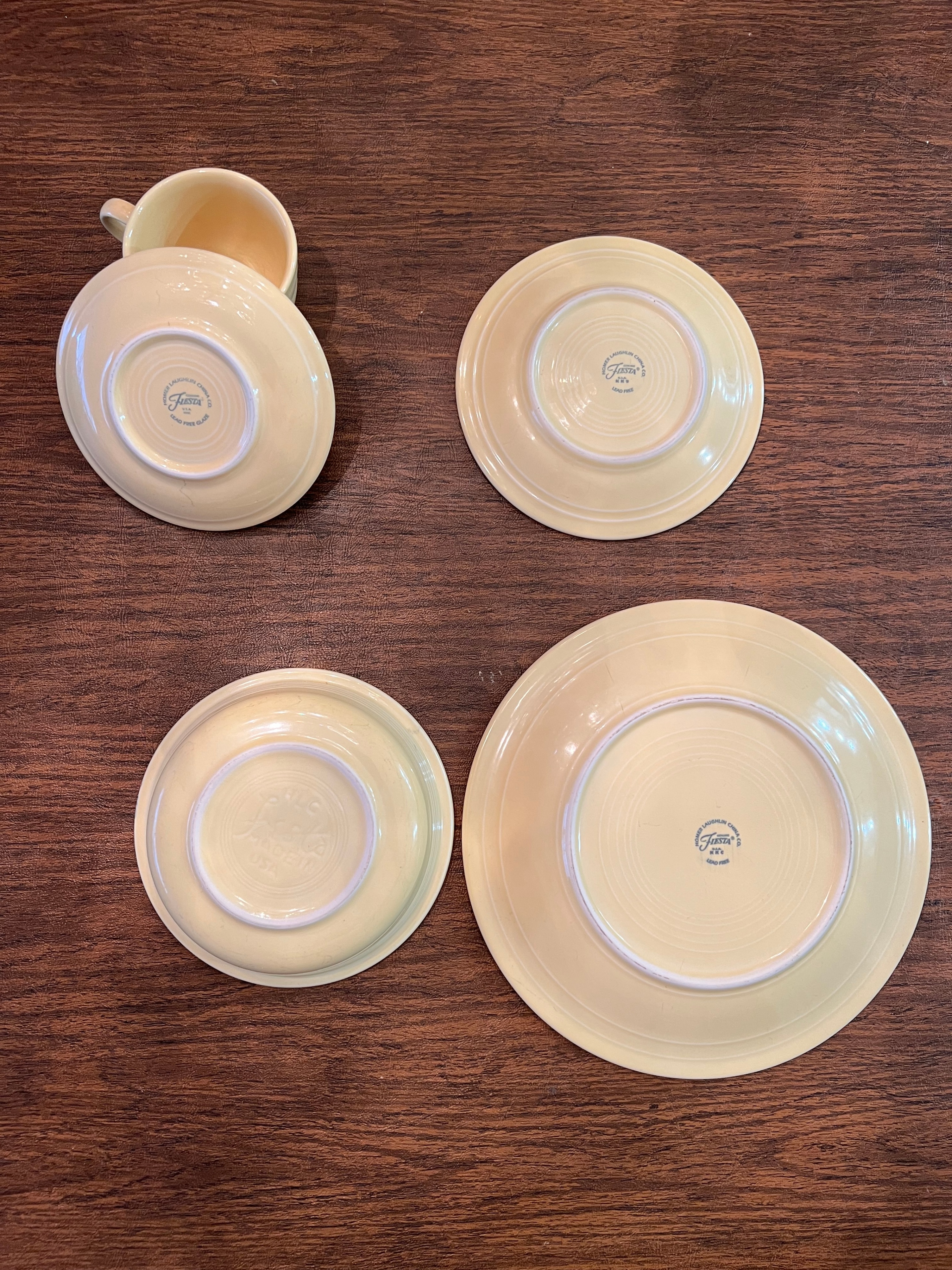 Fiesta Ware dishes