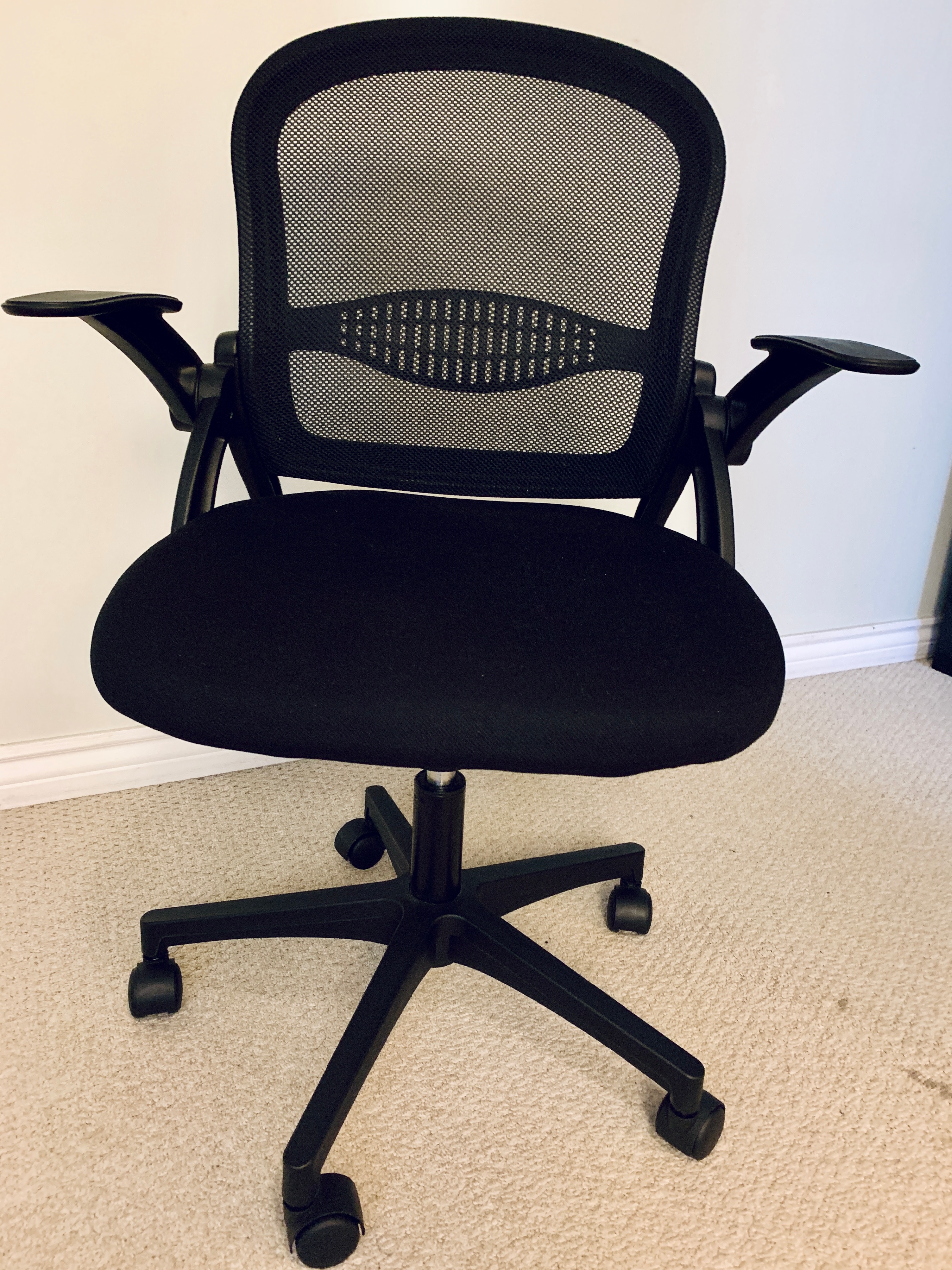 Ergonomic Mid Back Office Chair 300 LBS Capacity Mesh, Swivel - photo 2