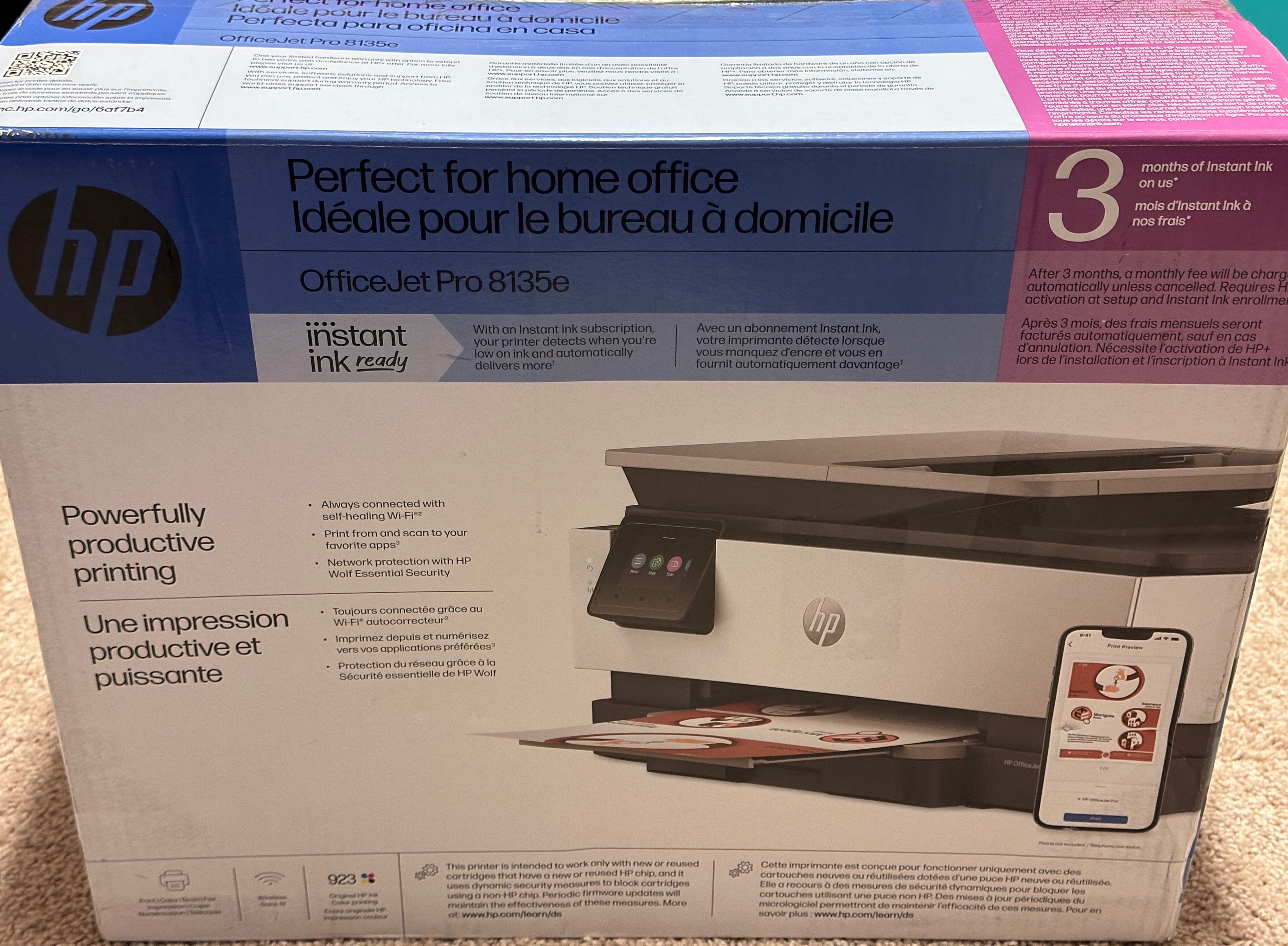 HP Wireless All-in-One Color Inkjet Printer scan/copy/fax/ADF/dp - photo 2