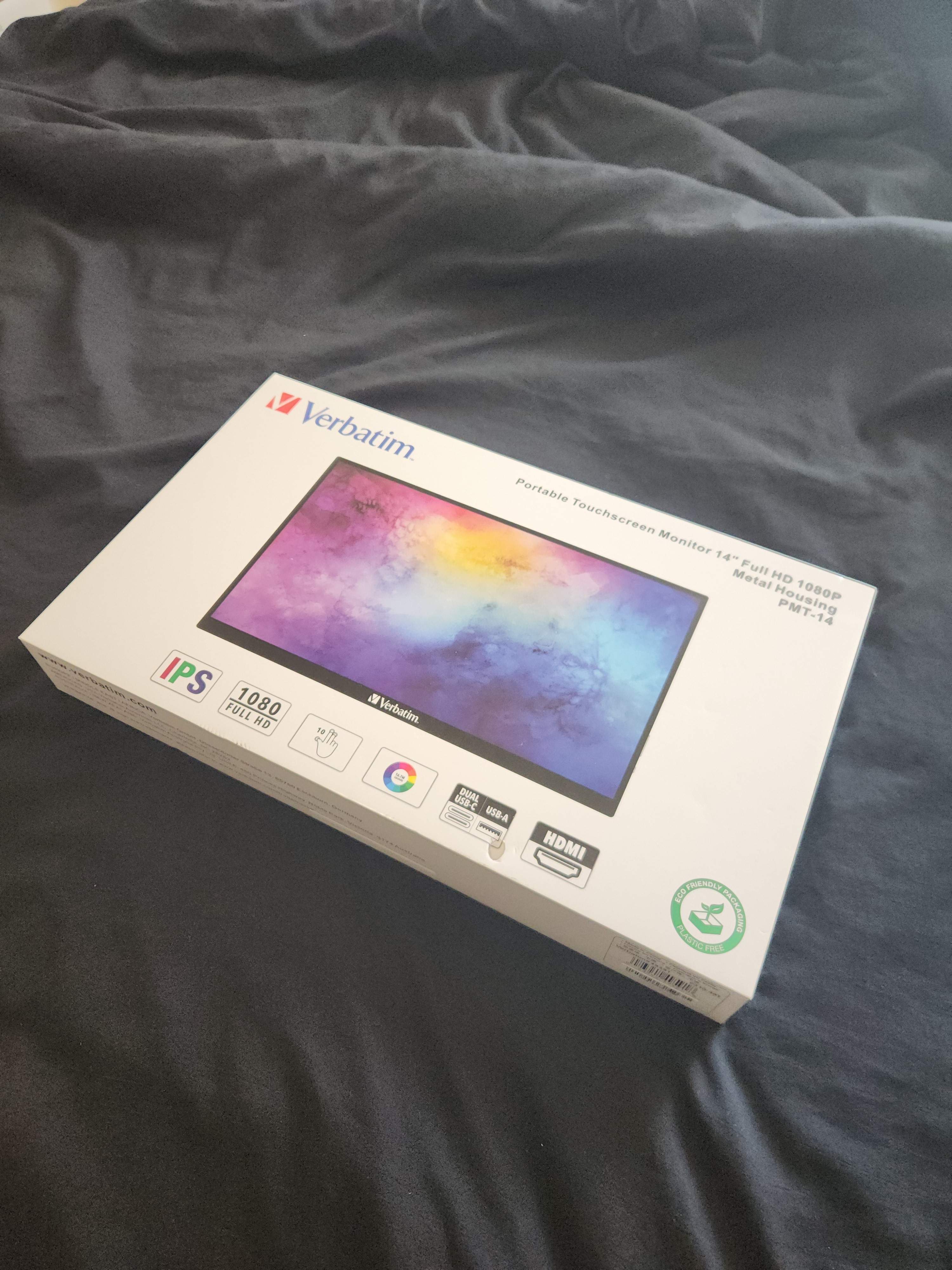 Verbatim 14" Full HD Portable Touchscreen Monitor (PMT-14)