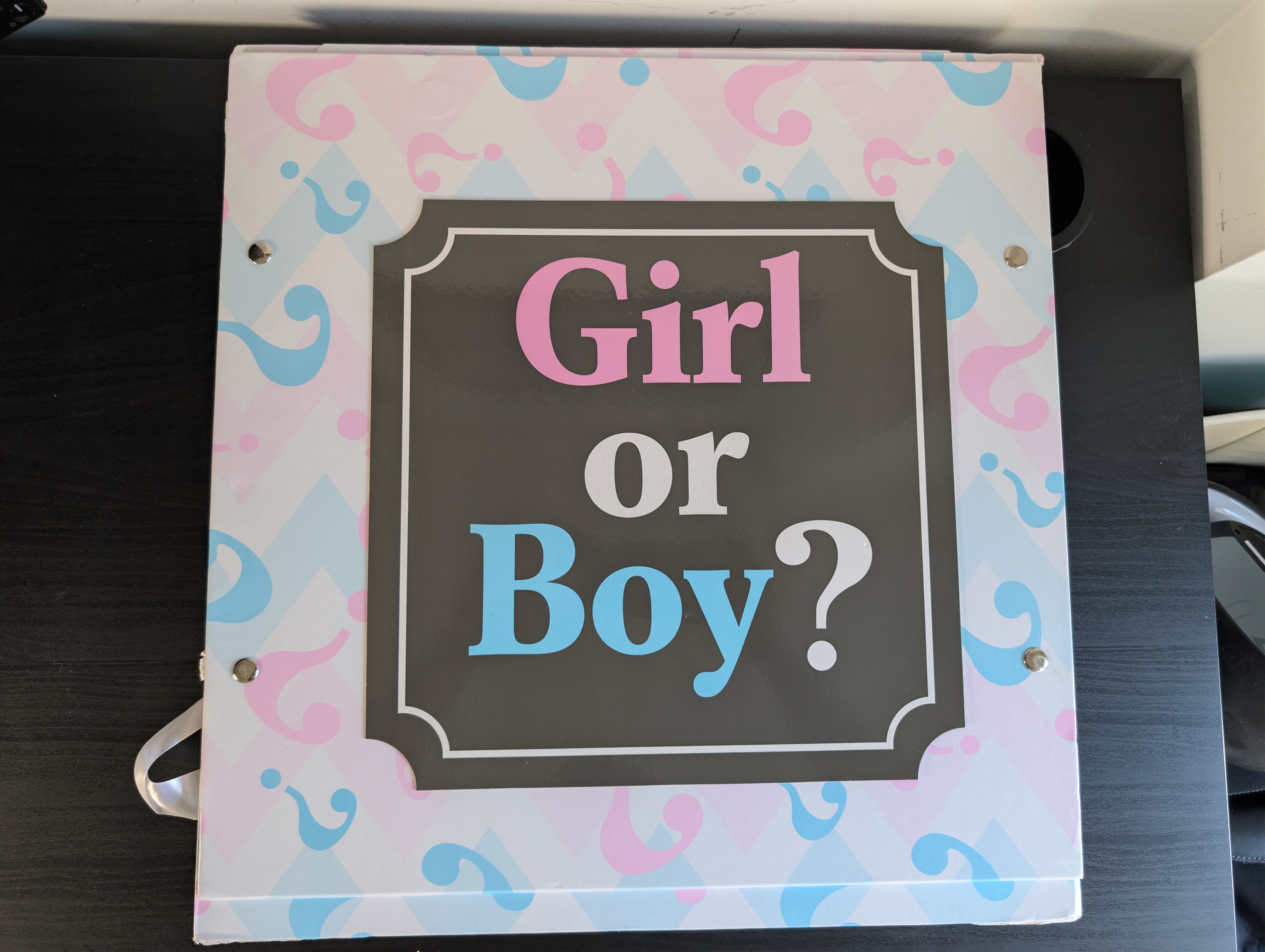 Gender Reveal Box (Boy or Girl, Large 17.5” Cube) - photo 5