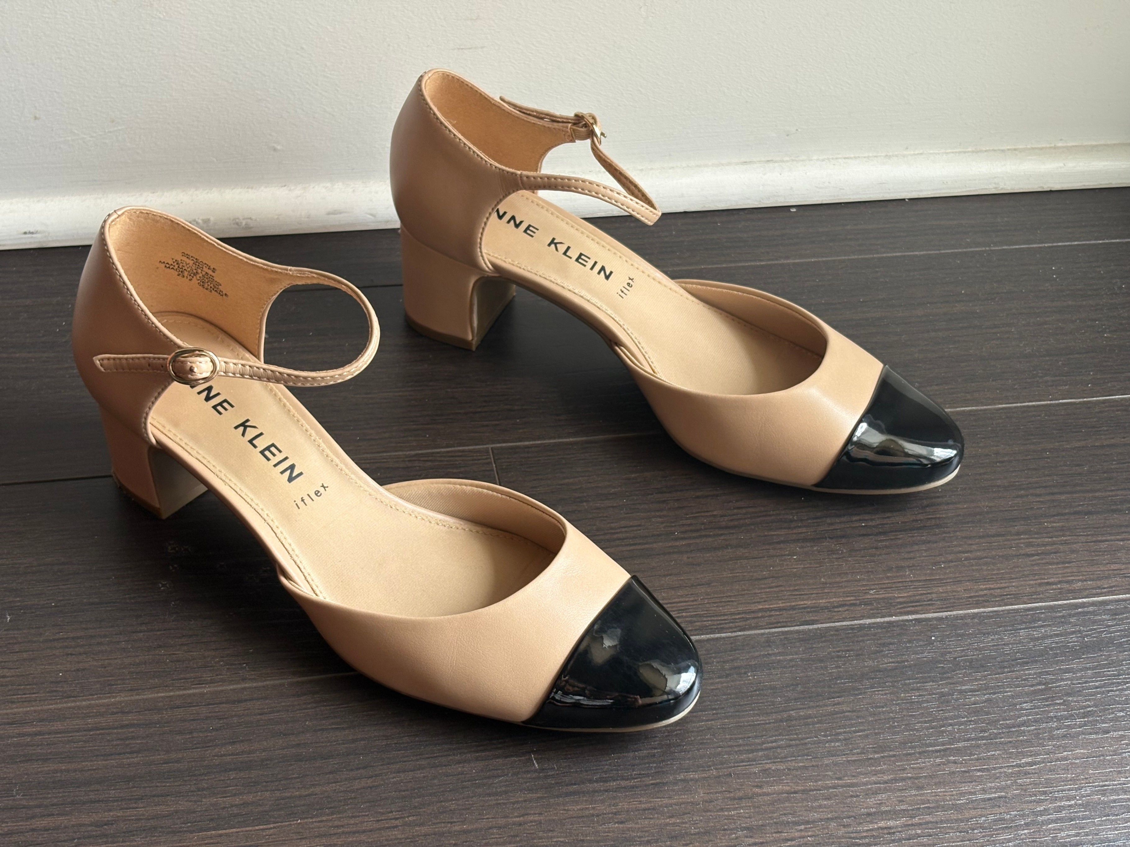 Anne Klein ankle strap heels