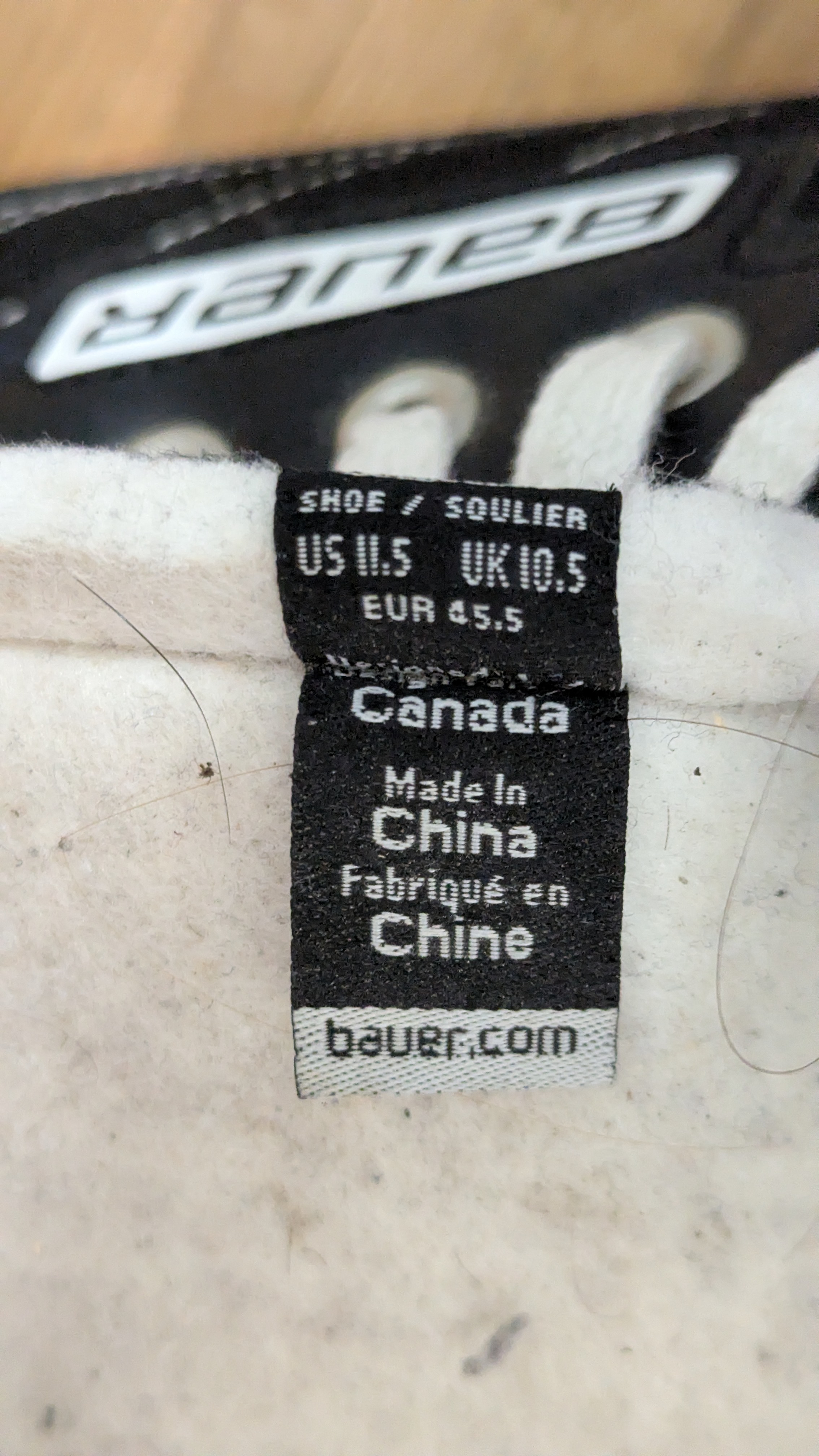 Size US-11.5 EUR-45.5 Men's Ice Skates Bauer Nexus 22 - photo 3