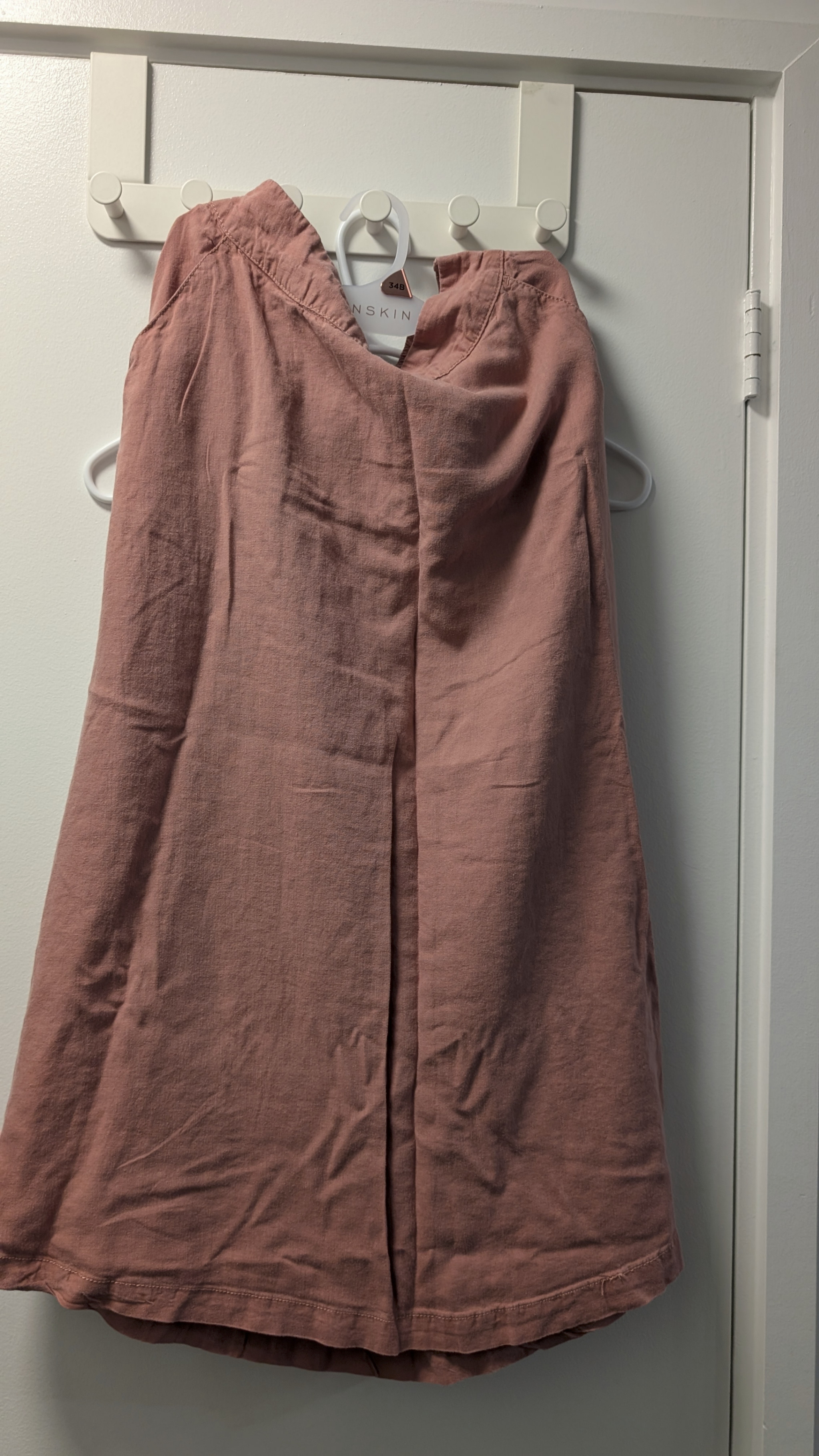 Reitmans Signature Pink Linen Blend Skirt Size 2