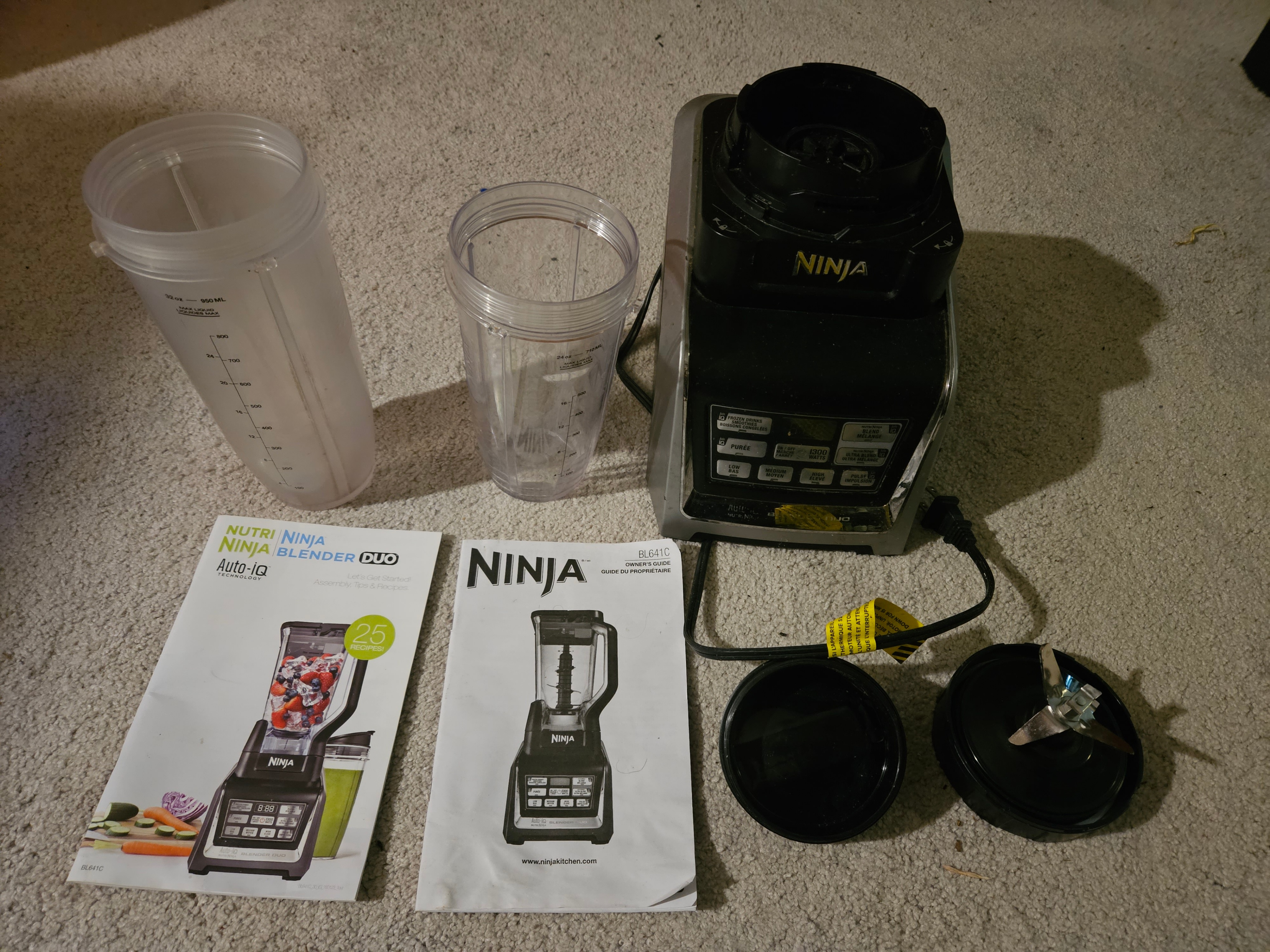 Nutri Ninja Auto-IQ Blender Set (As Is)