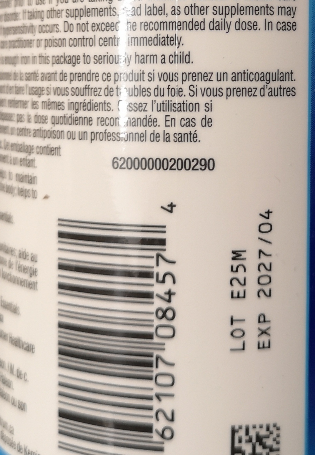 Brand new 250 tablets Centrum Men/Hommes Multivitamins - photo 2