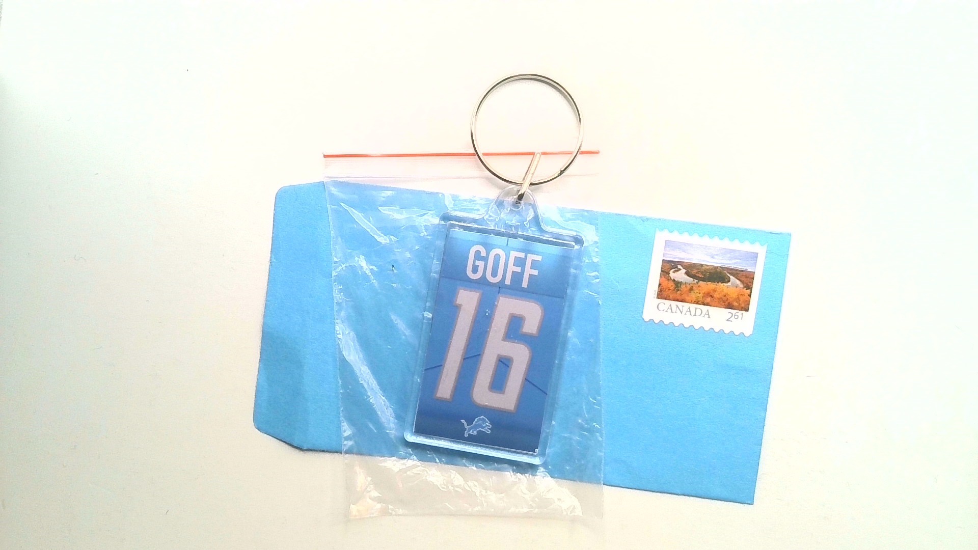 GOFF ( JERSEY KEY CHAIN ) FREE SHIPPING