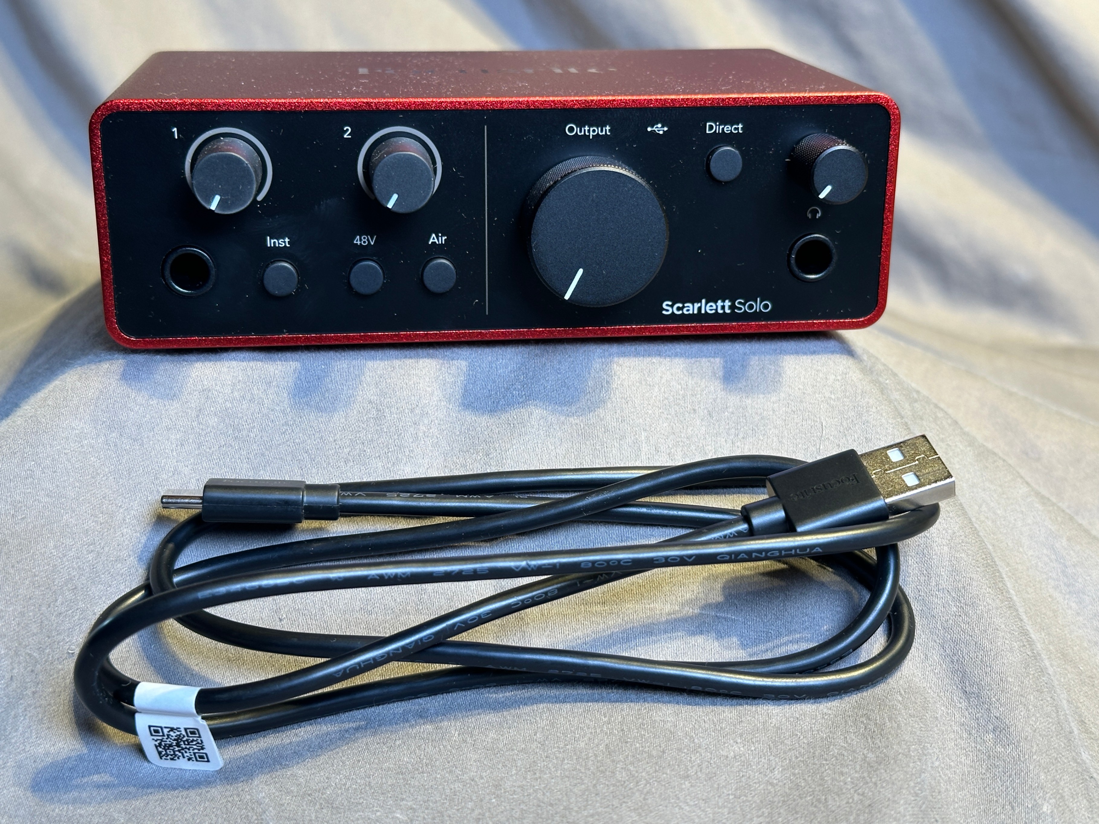 Focusrite Scarlett Solo 4th Gen USB Audio Interface