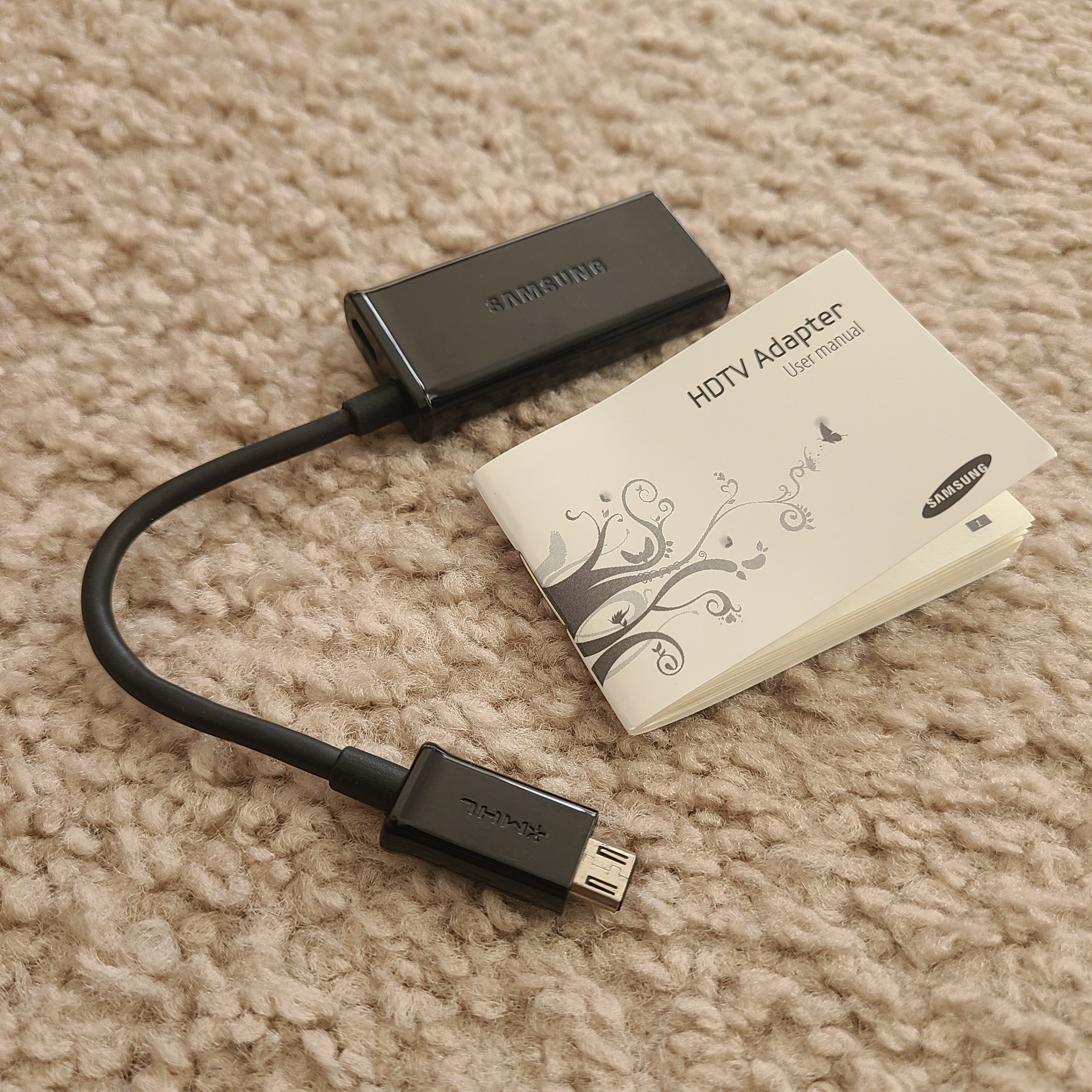 Genuine Samsung MHL to HDMI HDTV Adapter, Micro USB type - photo 2