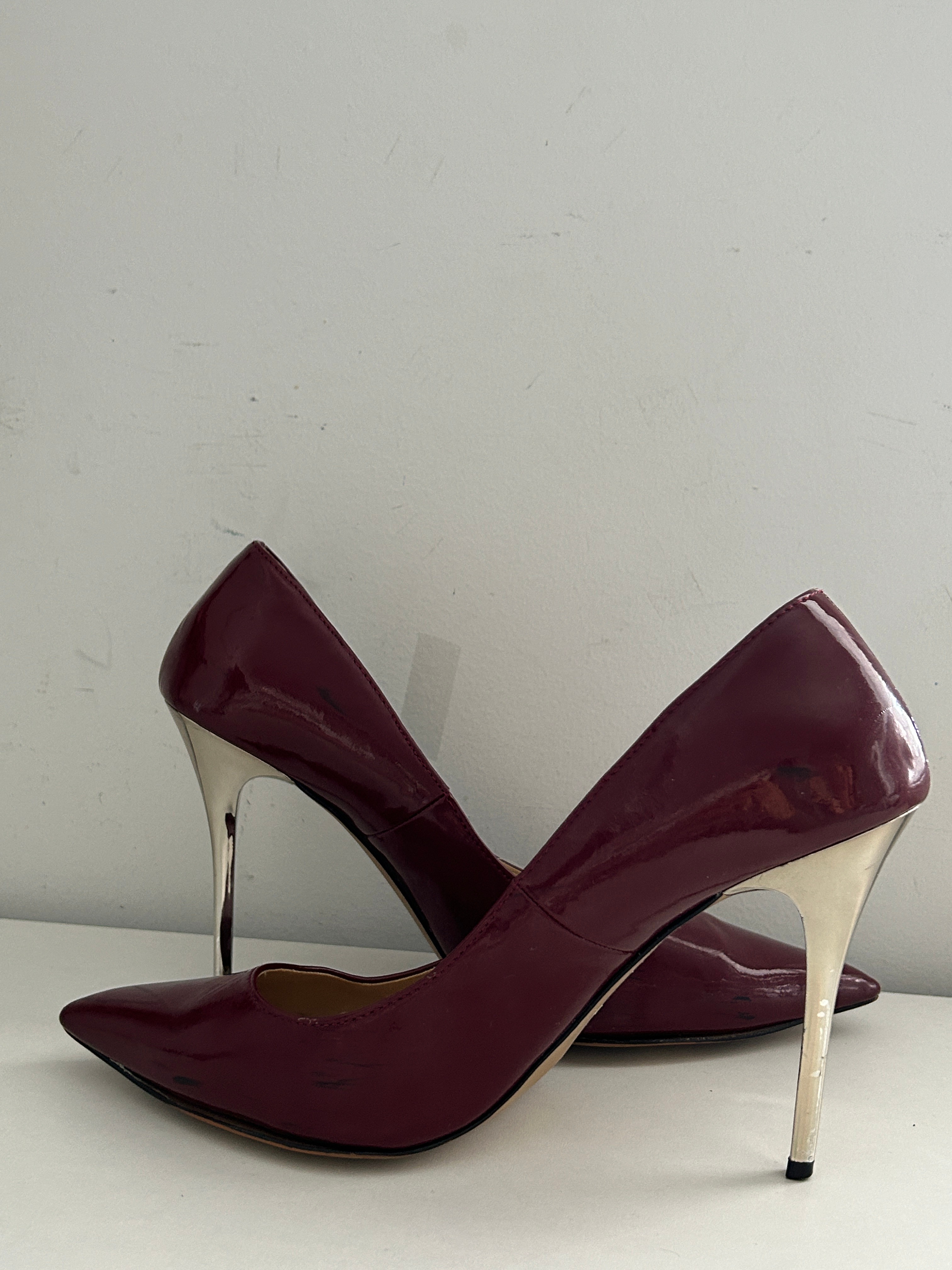 Material Girl Burgundy Heels - photo 4