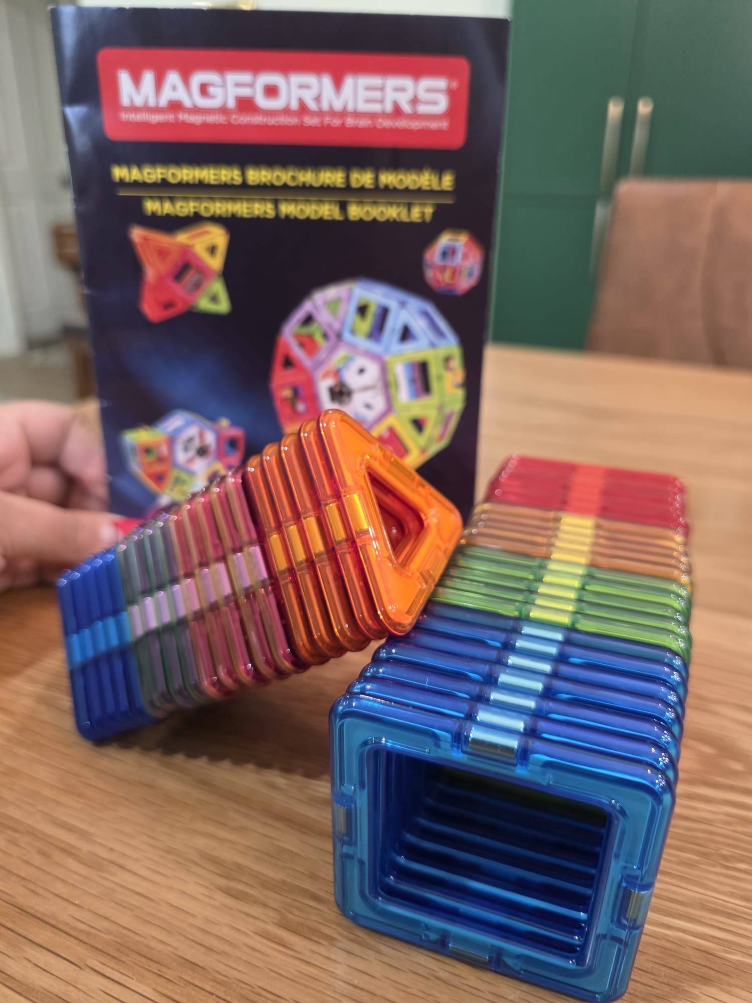 Magformers Magnetic Building Set (43 Pieces) + Booklet