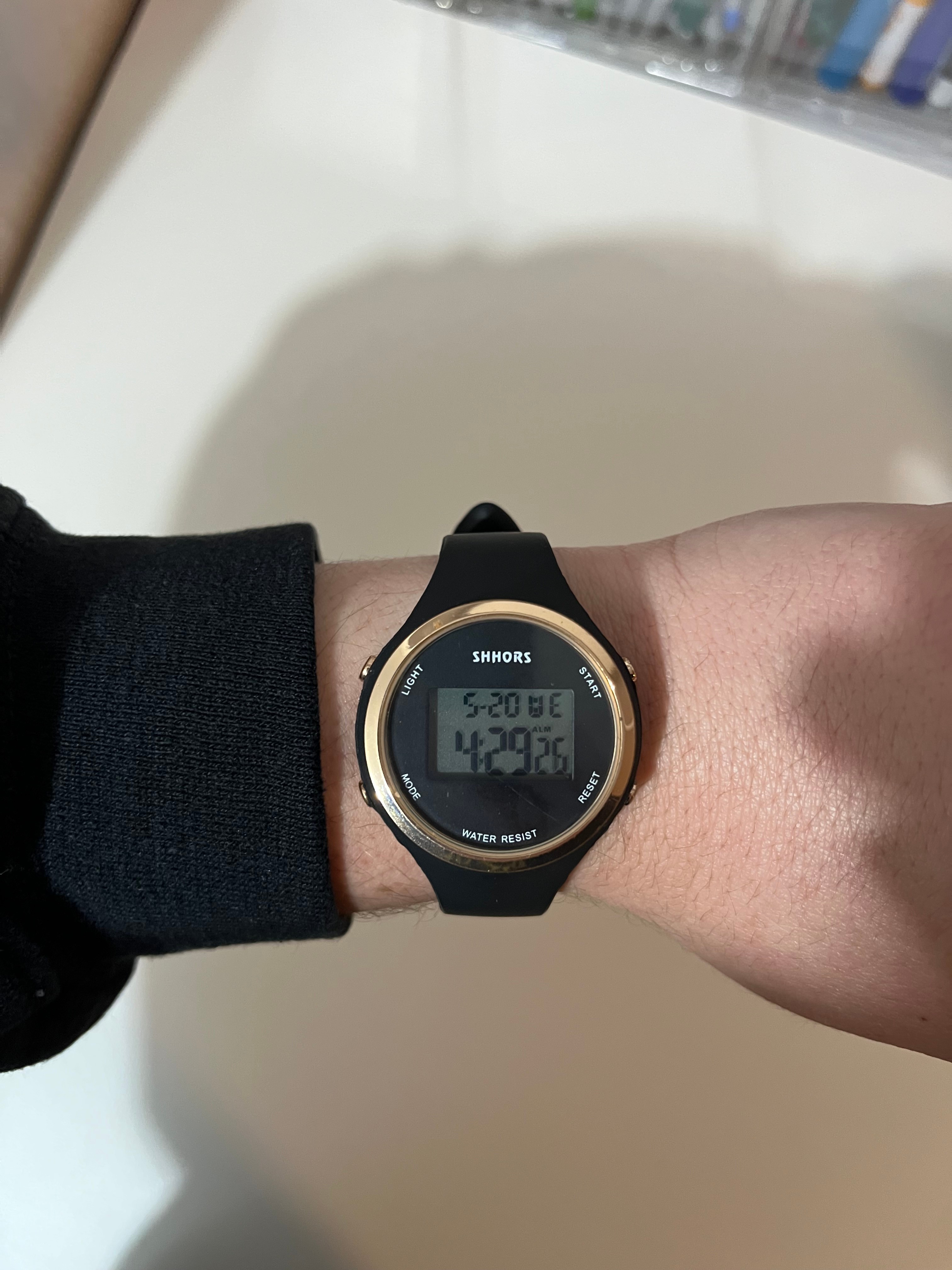 SHHORS Digital Sports Water Resistant Wristwatch