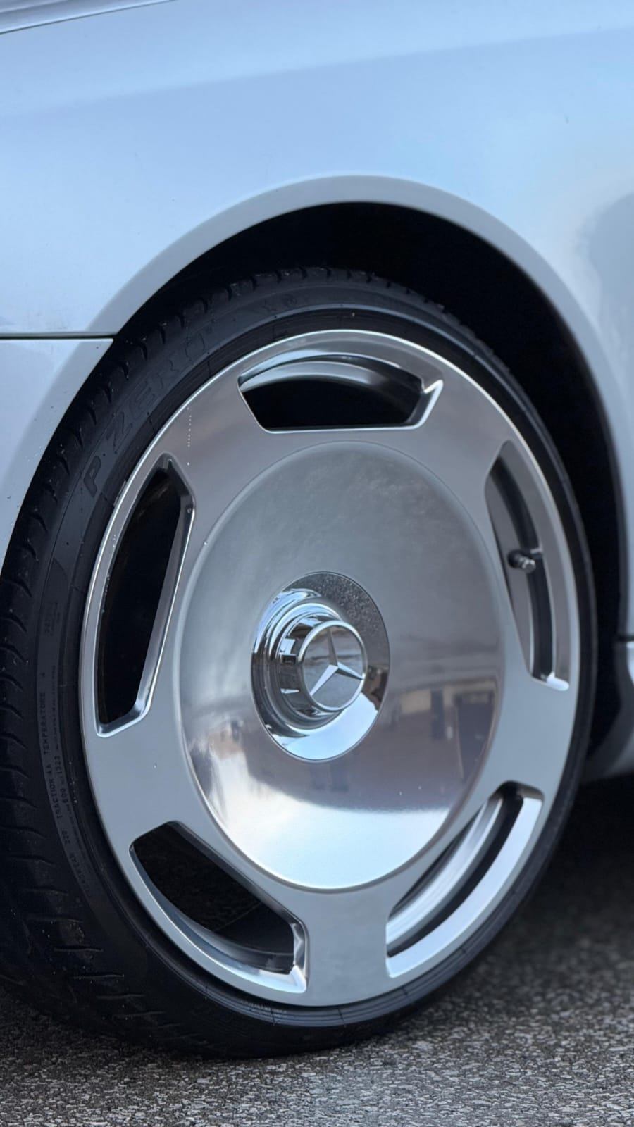 NEW 20"Merc S Class/CL/Maybach style staggered(5x112)+used tires