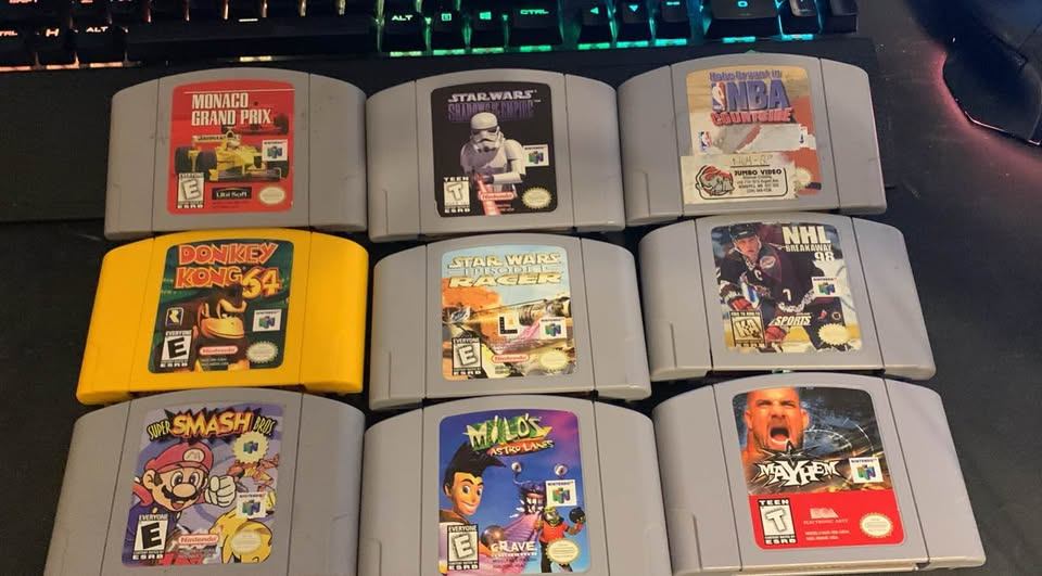 Nintendo 64 Game Cartridges Bundle