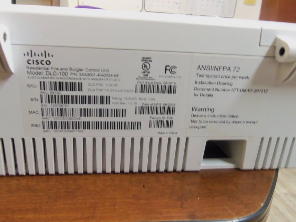 Residential Fire and Burglar Control Unit
