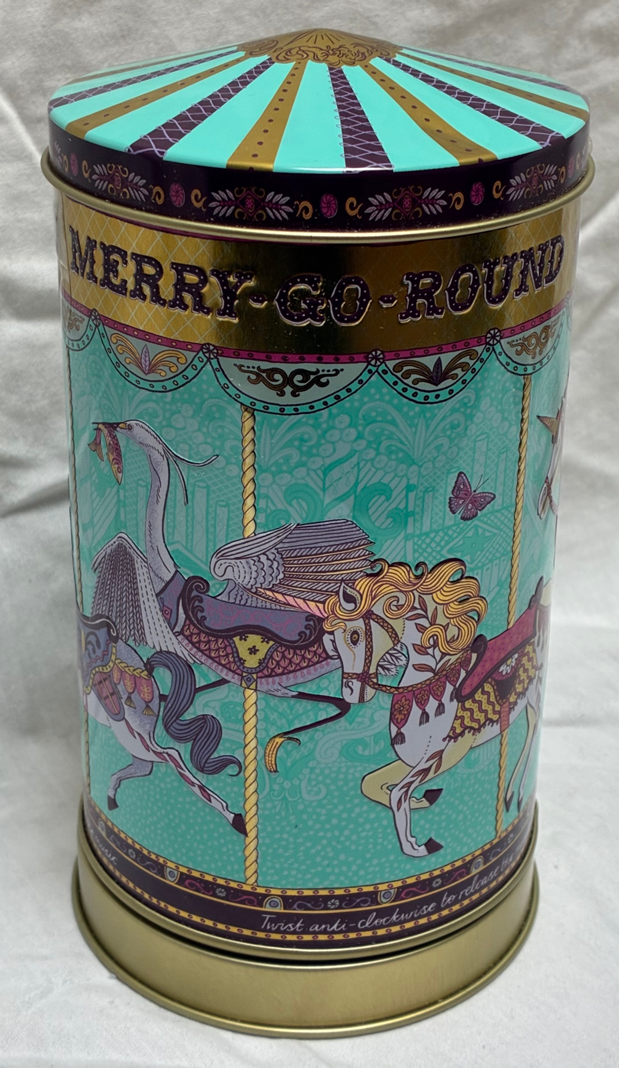 Fortnum and Mason Merry Go Round Musical Empty Tin - photo 2