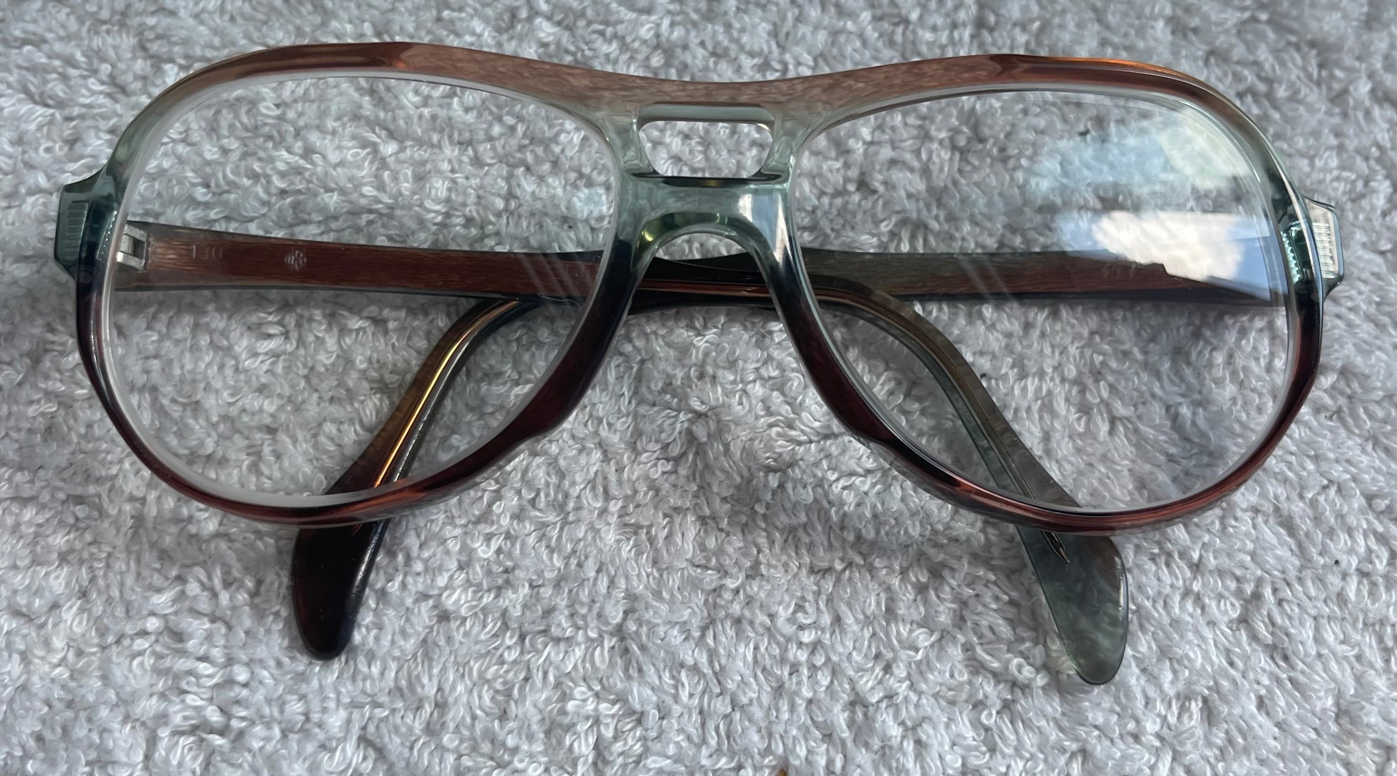 Vintage German Optyl Mint & Copper Aviators (Metzler) - photo 2