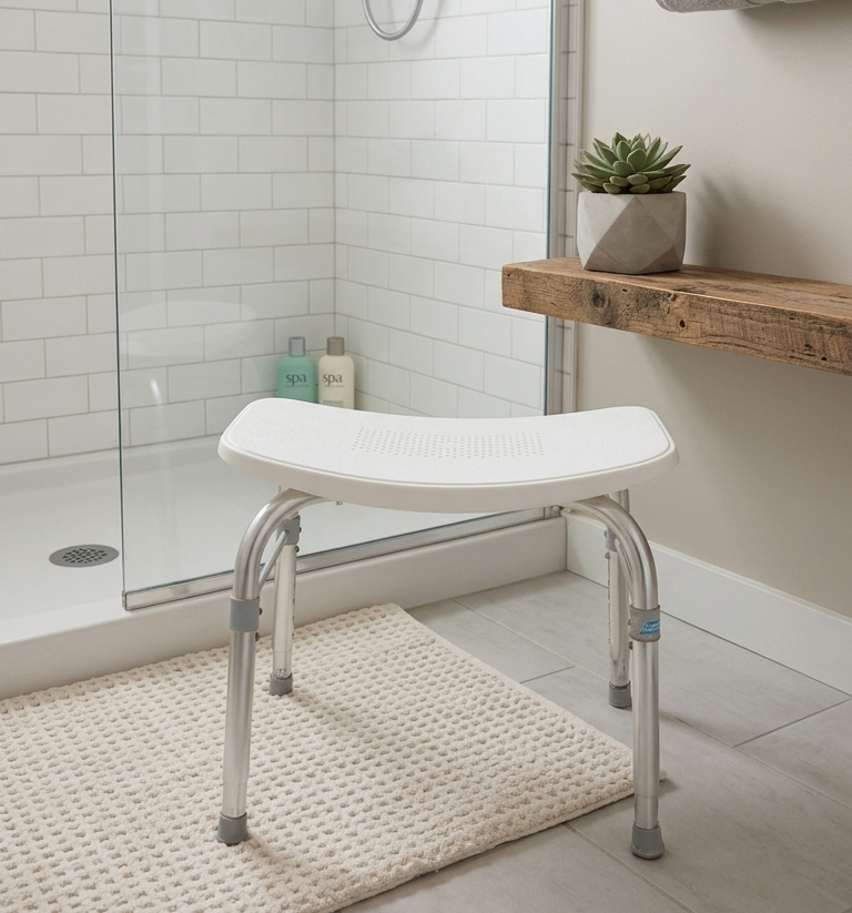 Adjustable Shower Chair Stool