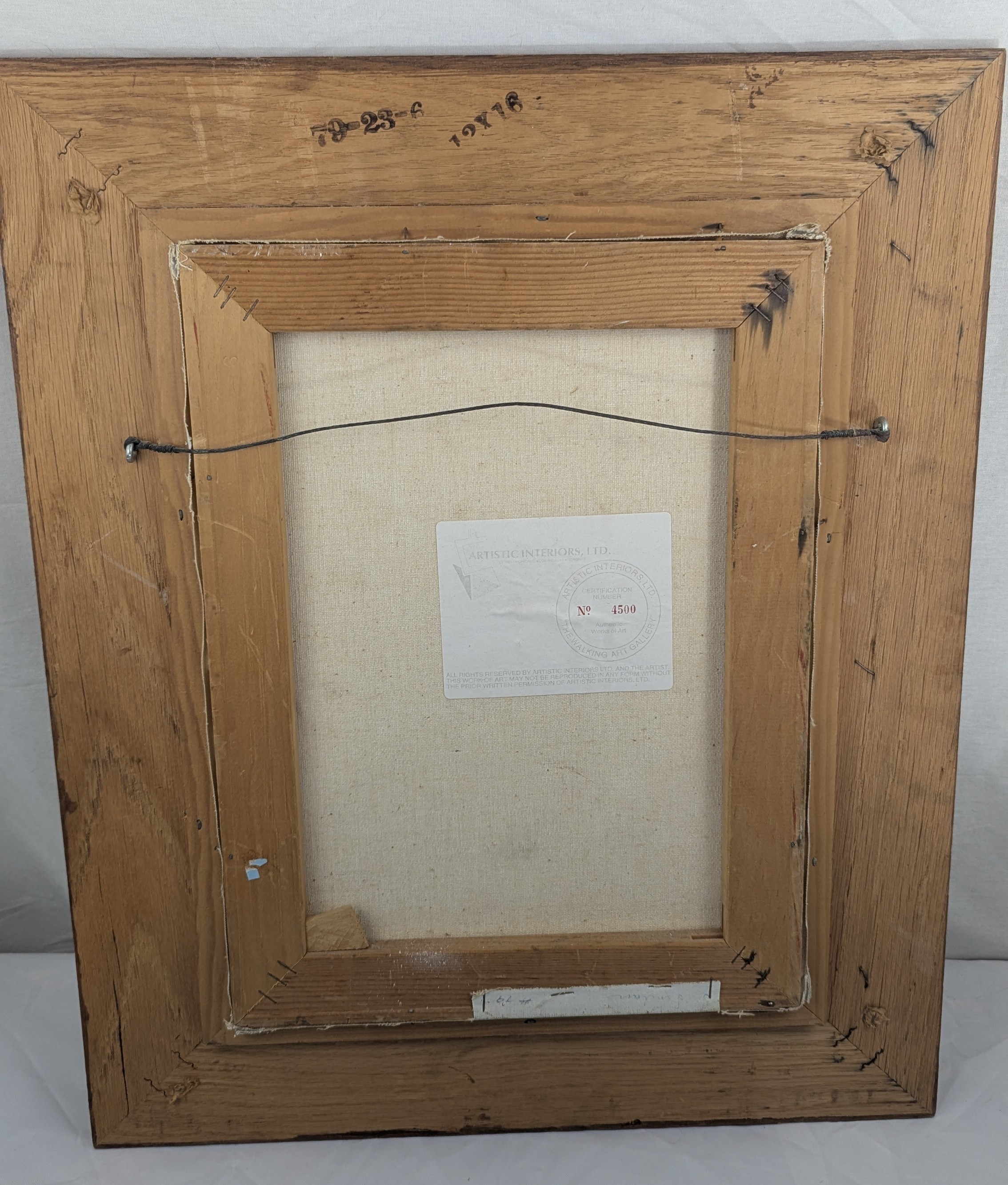 Framed Oil Painting Still Life of Flowers in Vase Signature - photo 4