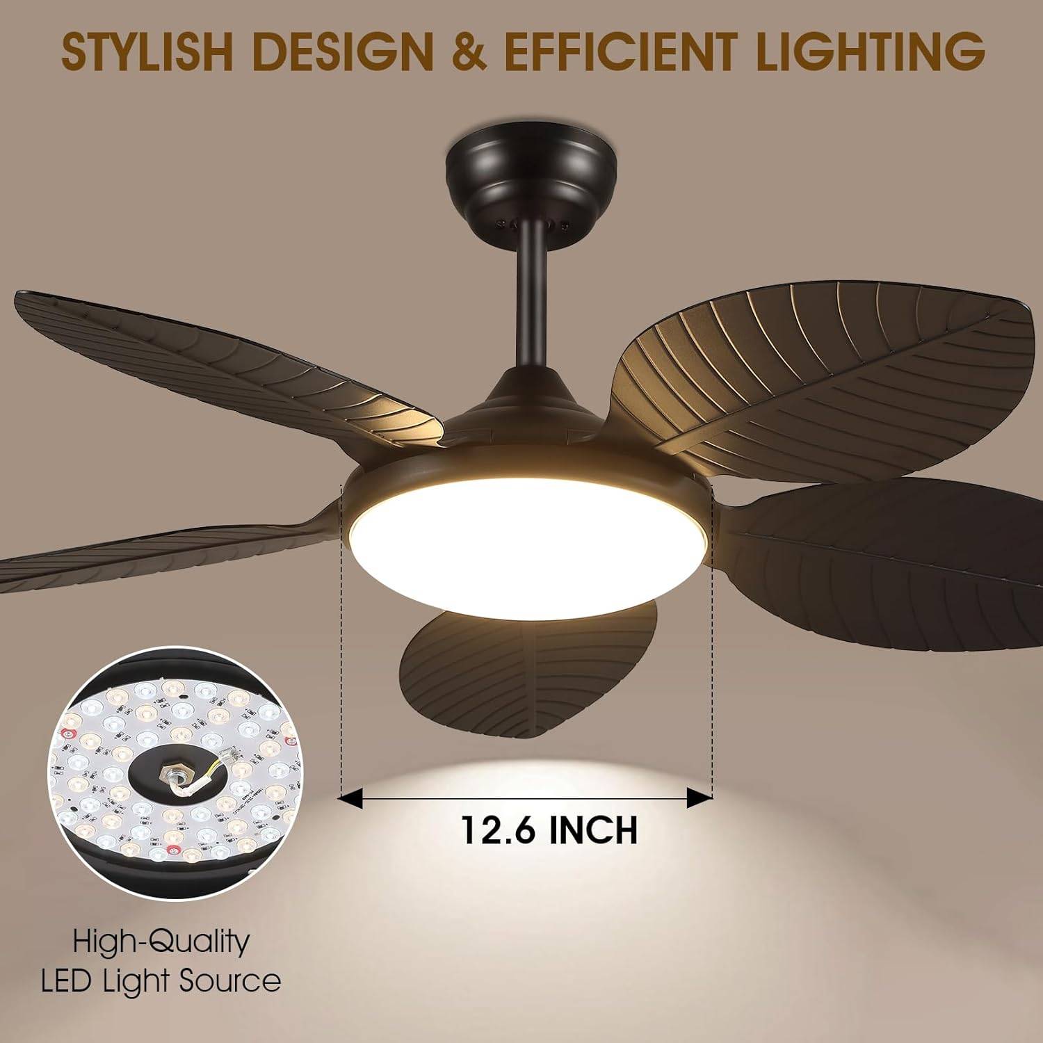Ceiling Fan with Lights and Remote - photo 3