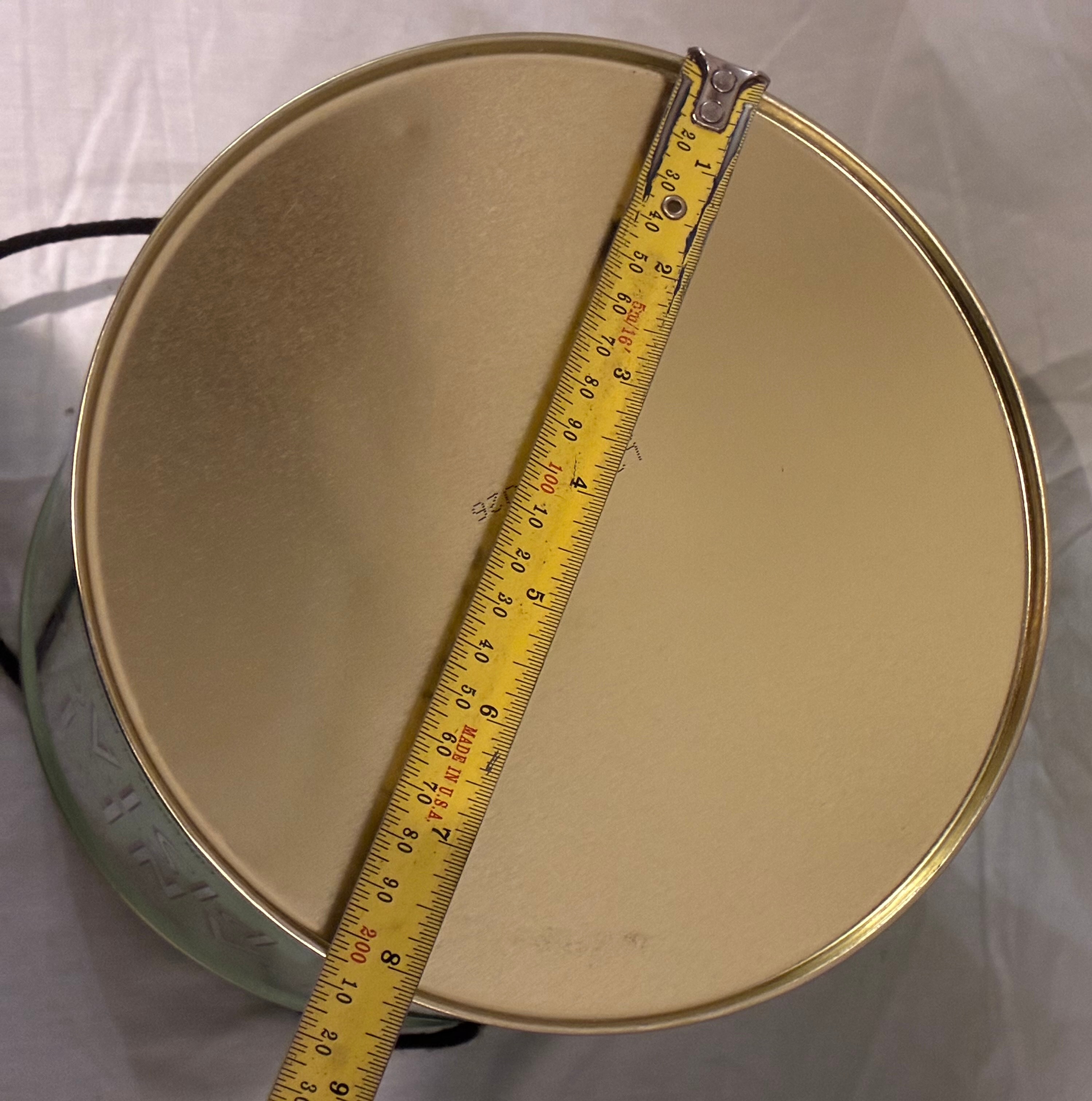 Large Empty Panettone Pistacchio Tin with Carrying Handle - photo 2