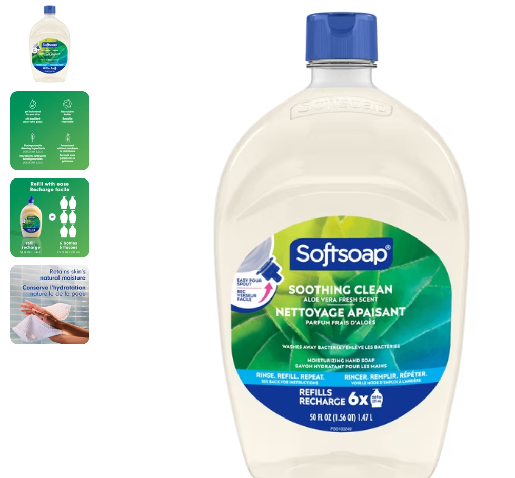 Softsoap Soothing Clean Aloe Vera Hand Soap - 50 ozx2