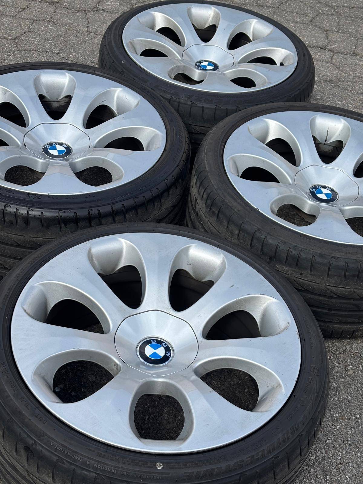 OEM 19"BMW(5x120)+225/40/R19 & 255/35/R19 Bridgestone-3/4/5Seri