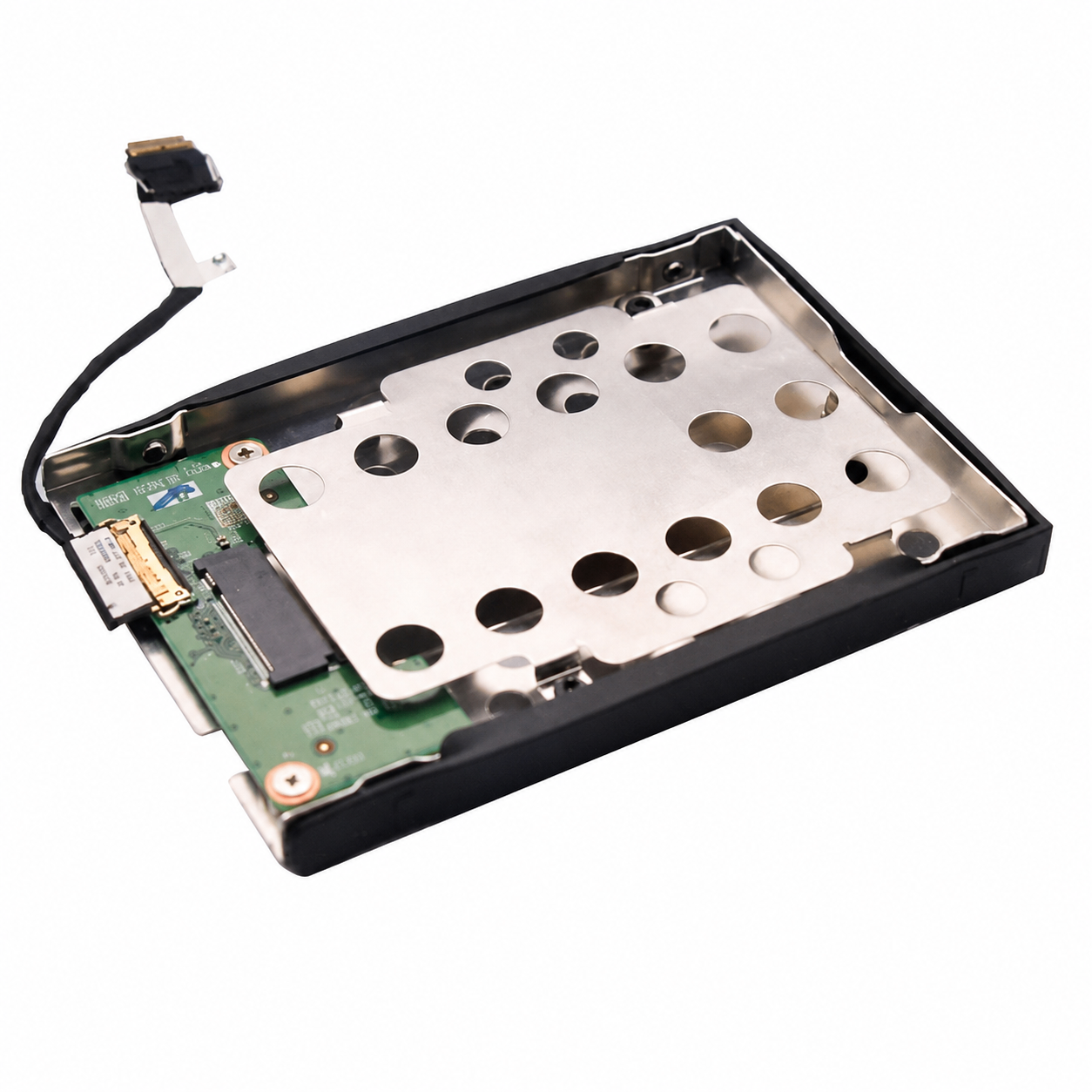 Lenovo ThinkPad L480/L490 M2 NVMe 2280 SSD adapter caddy & cable