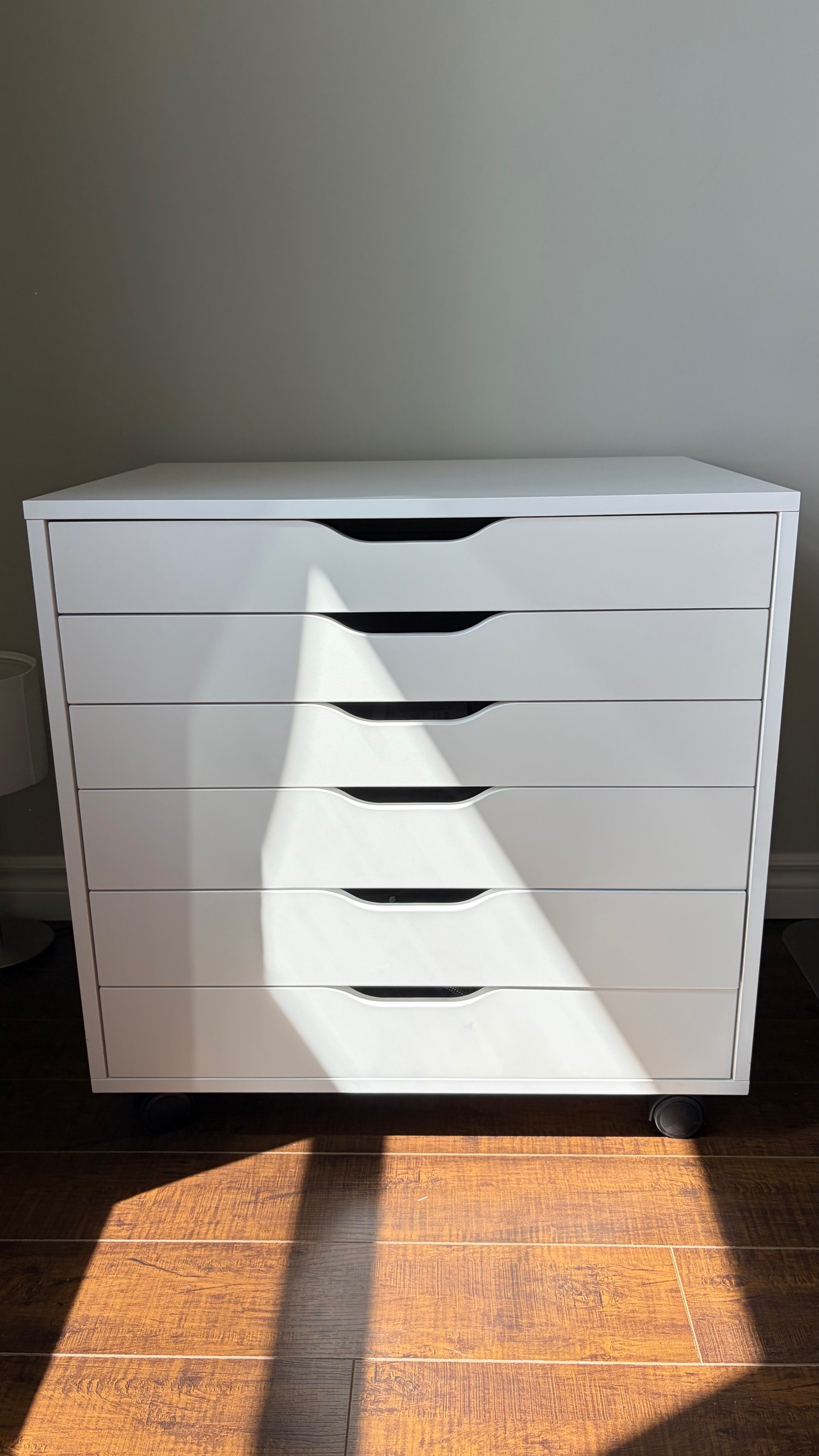 IKEA ALEX Drawer Unit on Casters – White