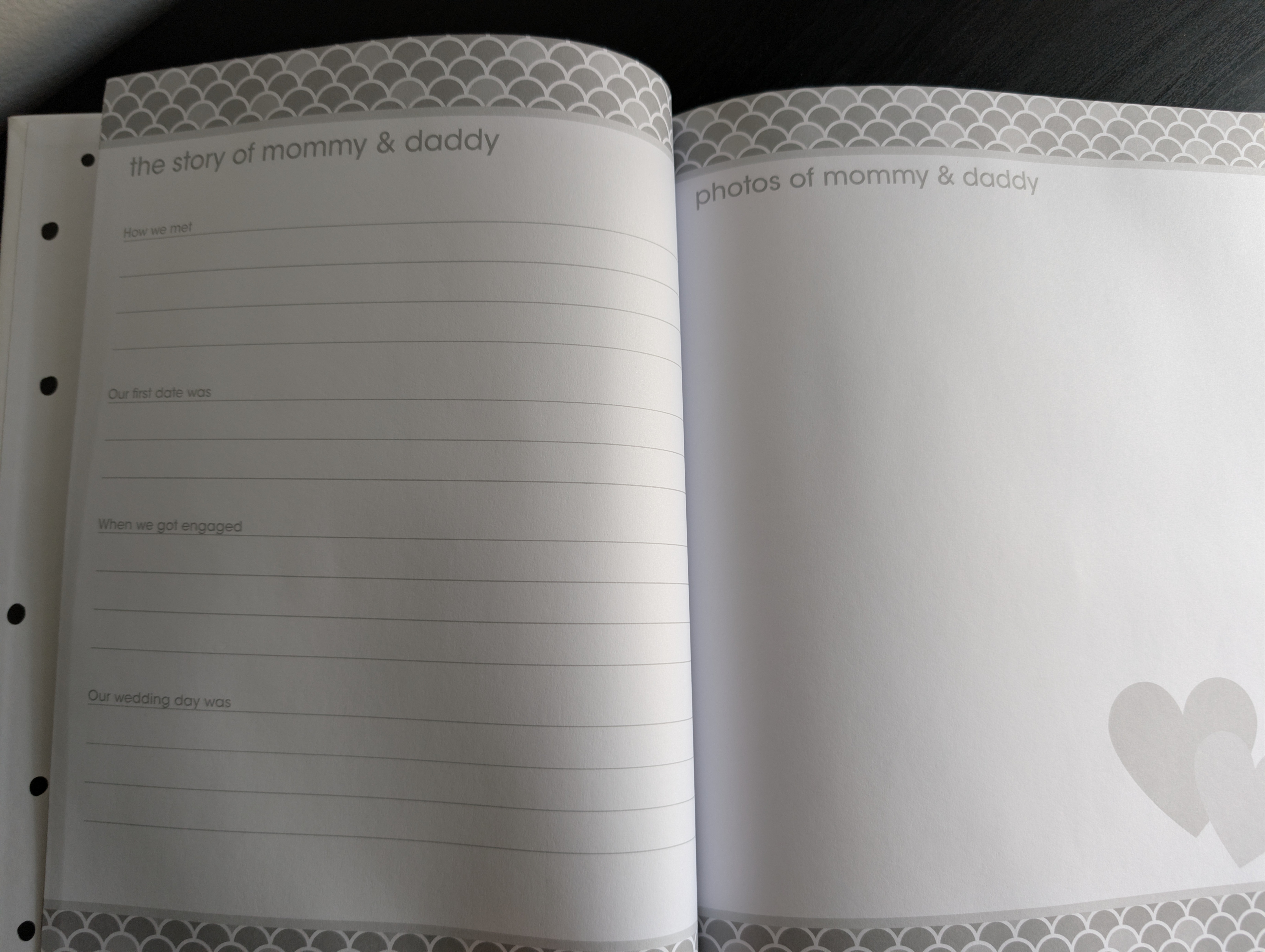 Pearhead Baby Memory Book w/ Photo Frame (New, Unused) - photo 4