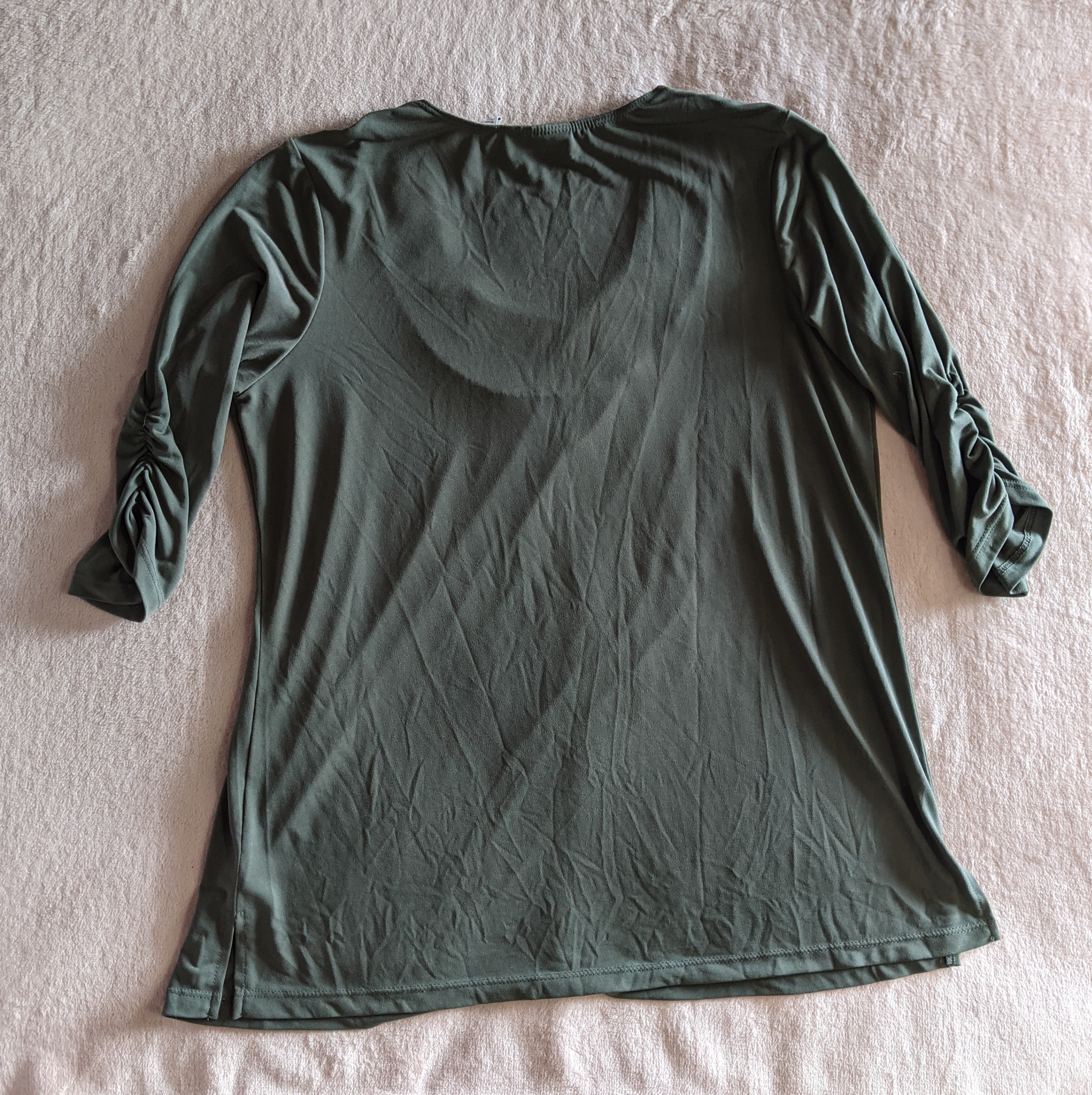 Green embellished top - photo 2