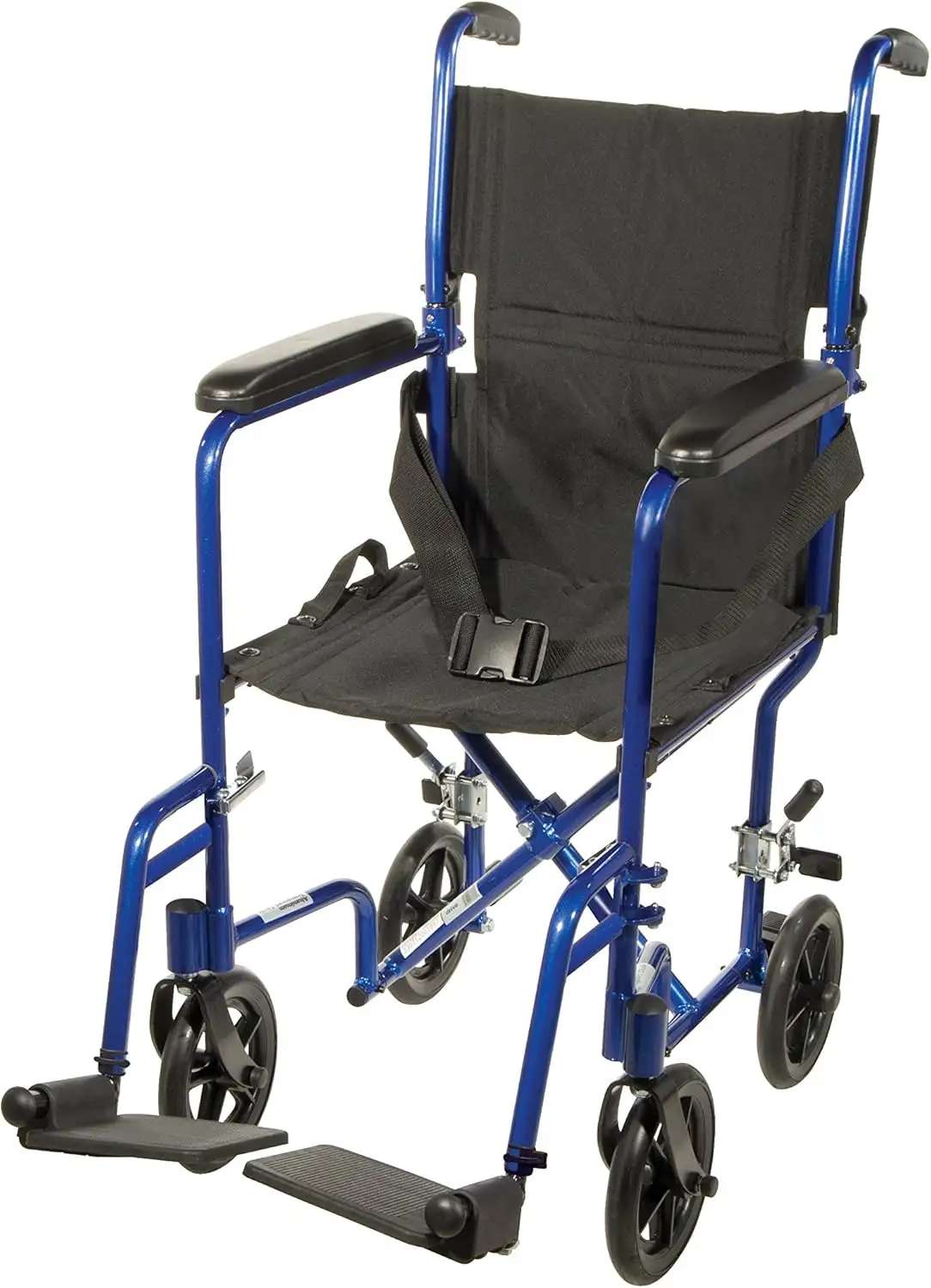 Drive Aluminum Transport Chair 17" Blue ATC17-BL