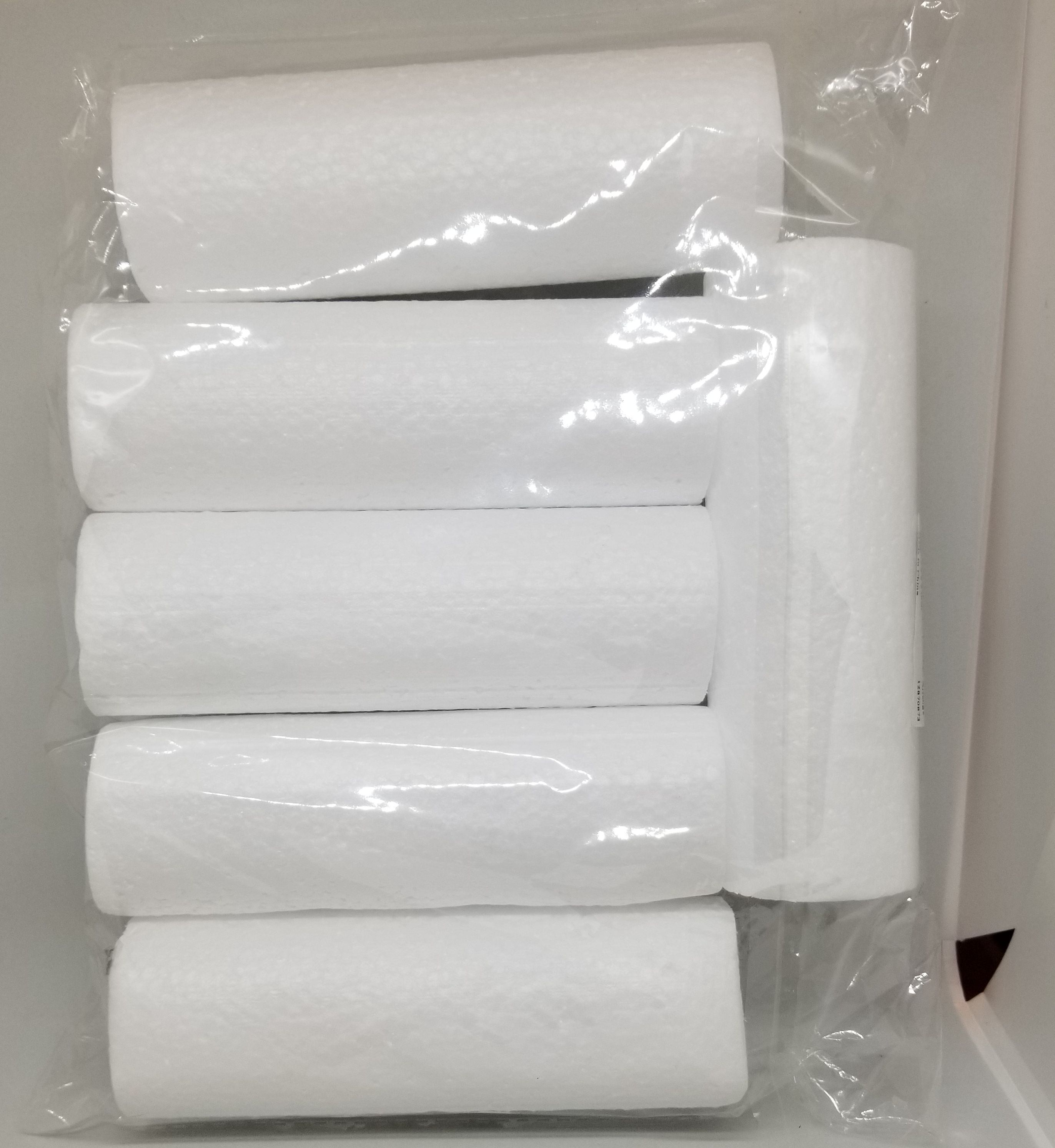 6pcs Foam Cylinders, 5.9 x 2 Inch