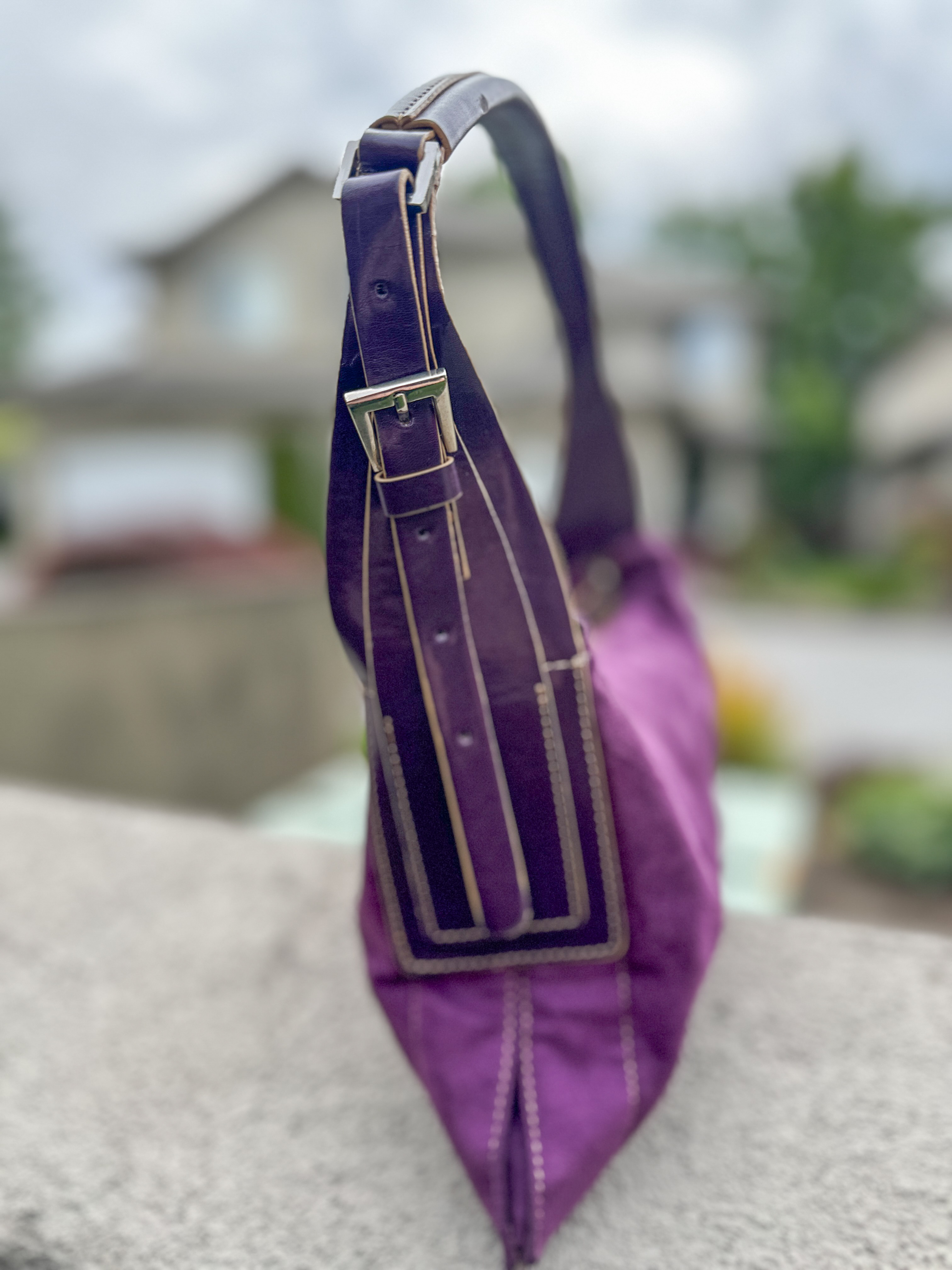 Matt & Nat Purple Suede Shoulder Bag - photo 3