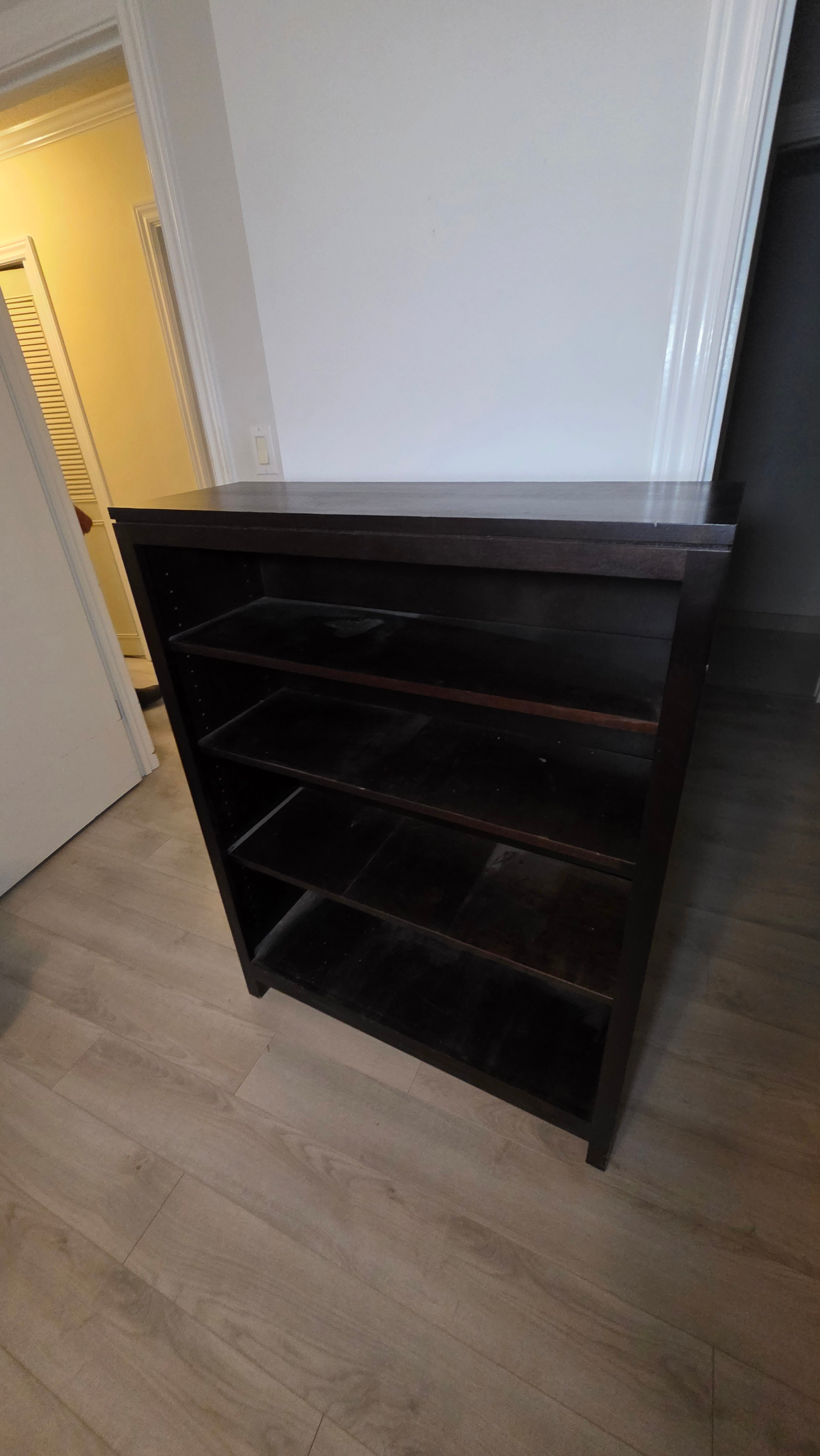 🪵 Solid Wood Espresso Bookshelf 🪵 - photo 2