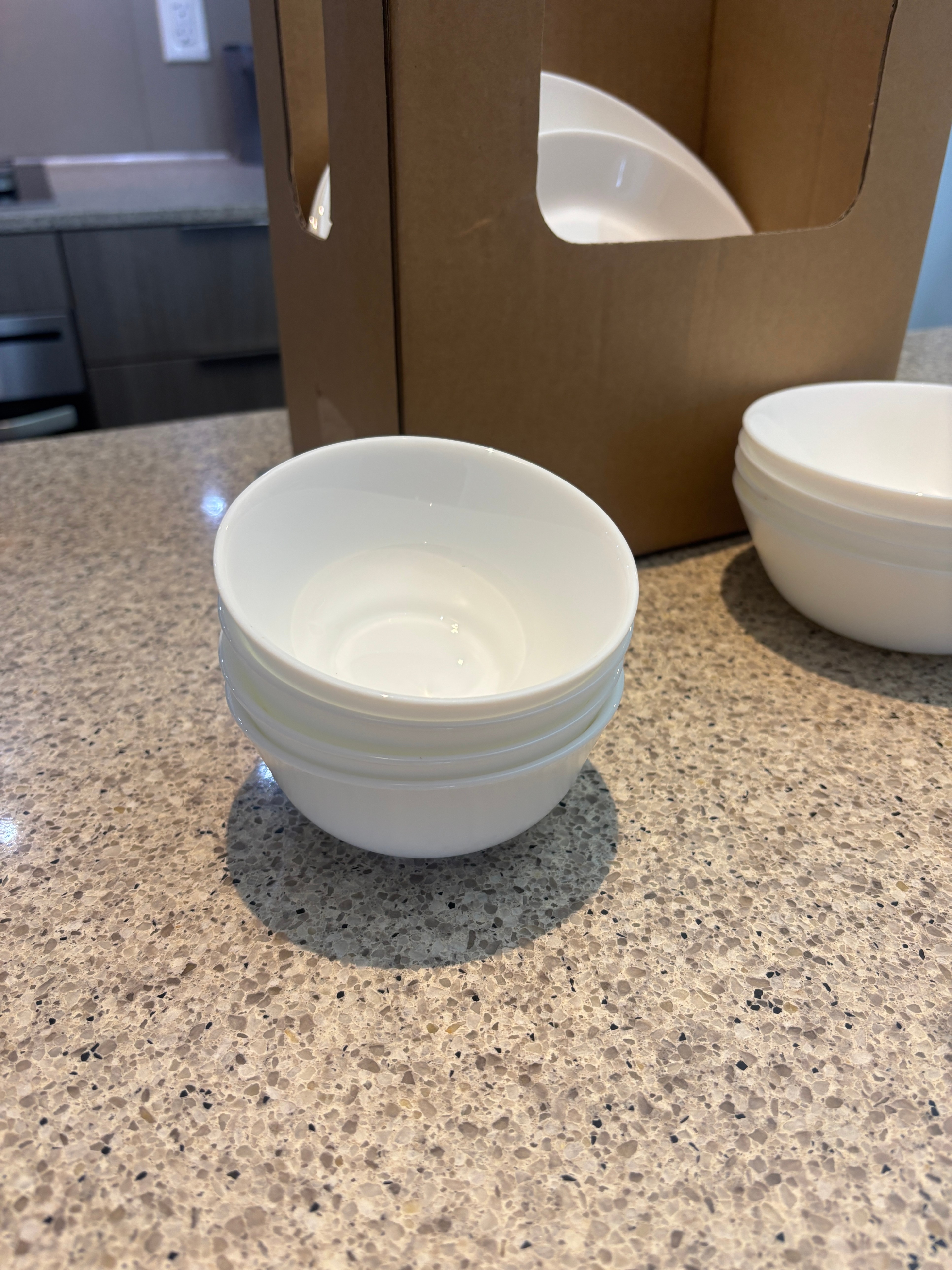 IKEA OFTAST 16-piece White Dinnerware Set (Tempered Glass) - photo 2