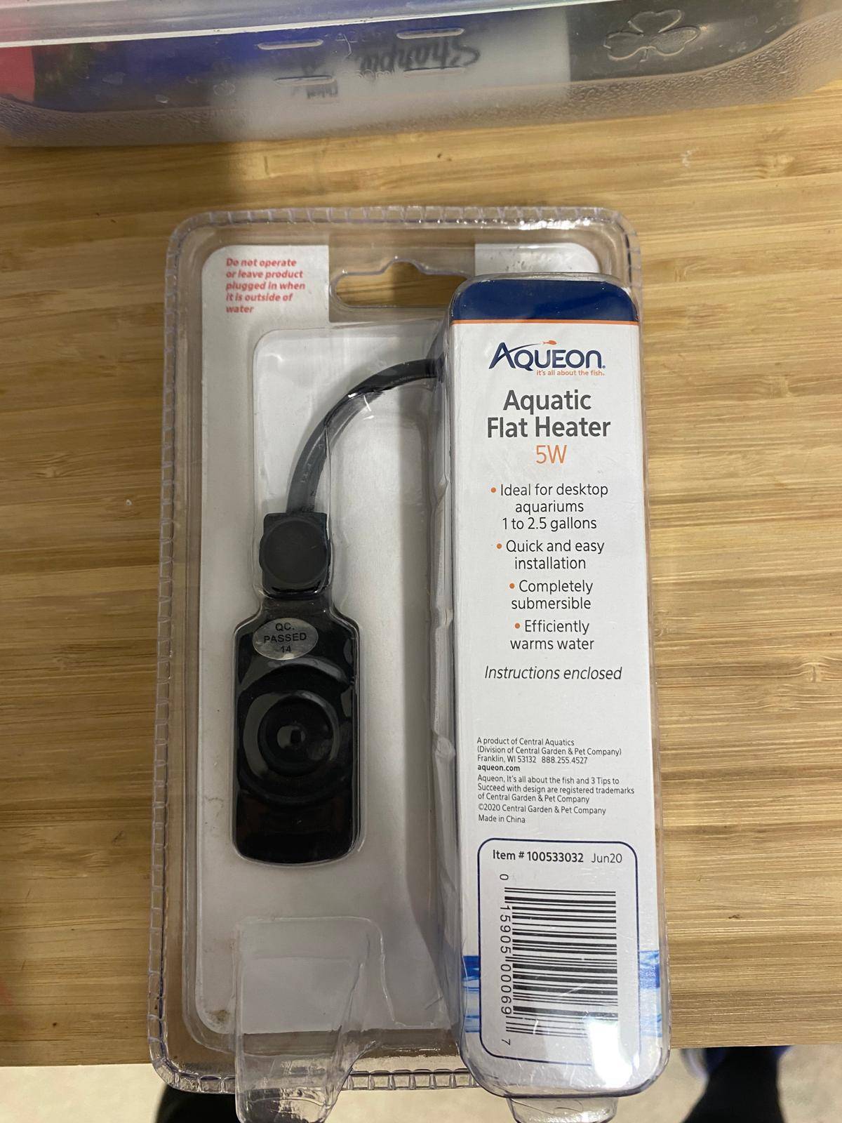 Aqueon Aquatic Flat Heater 5W