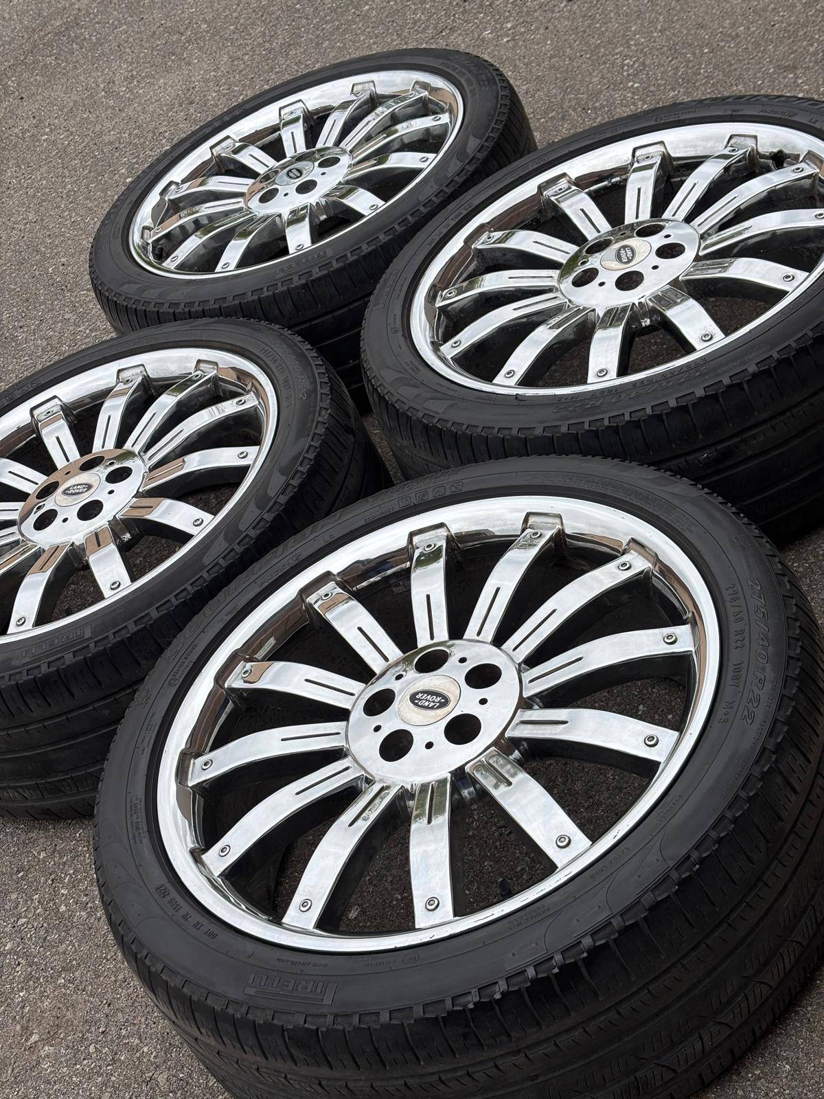22”OverFinch reps(5x120)+275/40/R22 Pirelli– RangeRover/Discover - photo 2