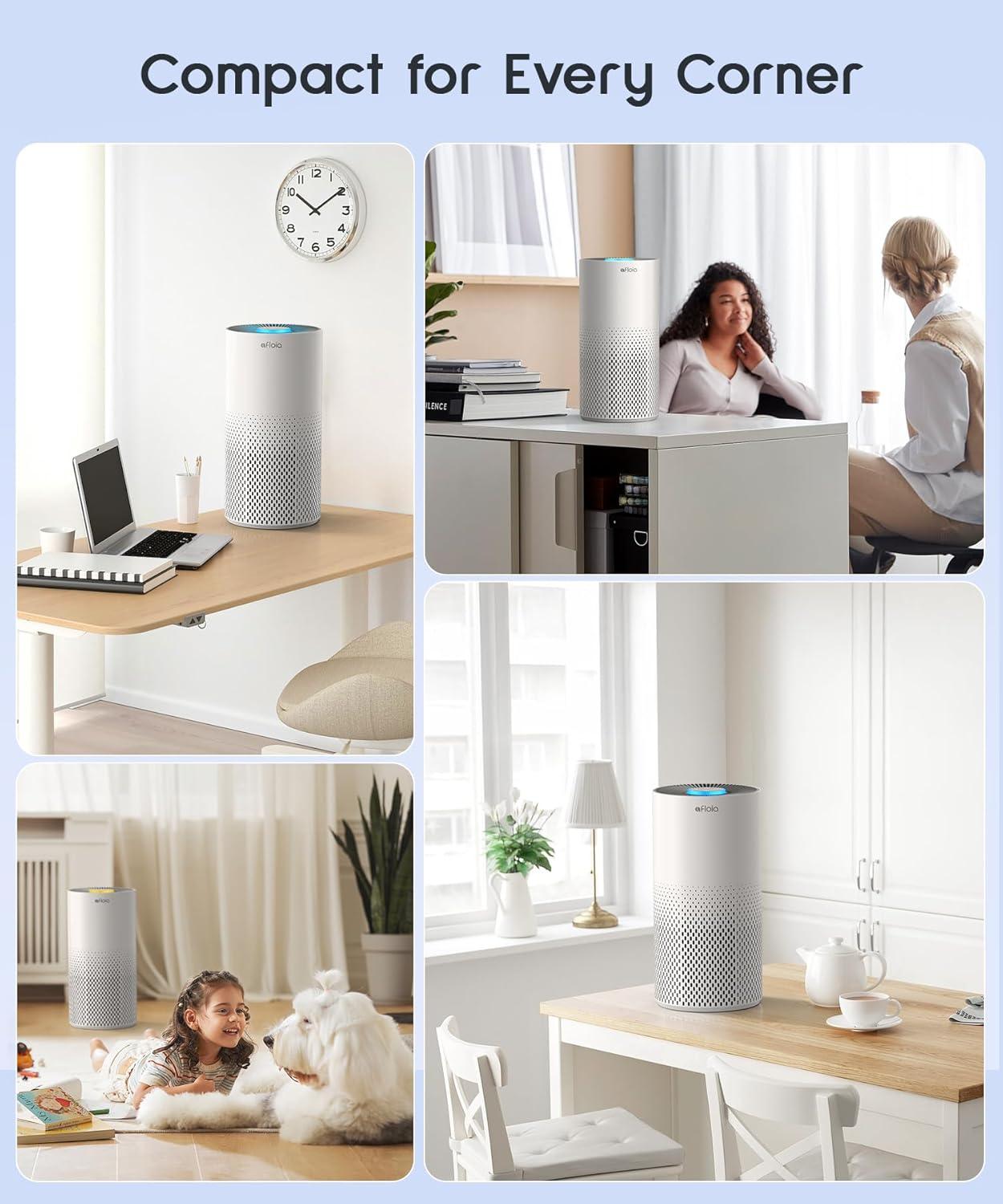 Afloia Air Purifiers for Bedroom Large Room Up to 1076 Ft - photo 5